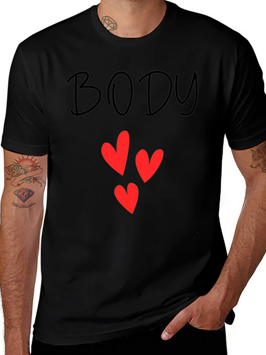 Body Love T-Shirt - Black Graphic Tee