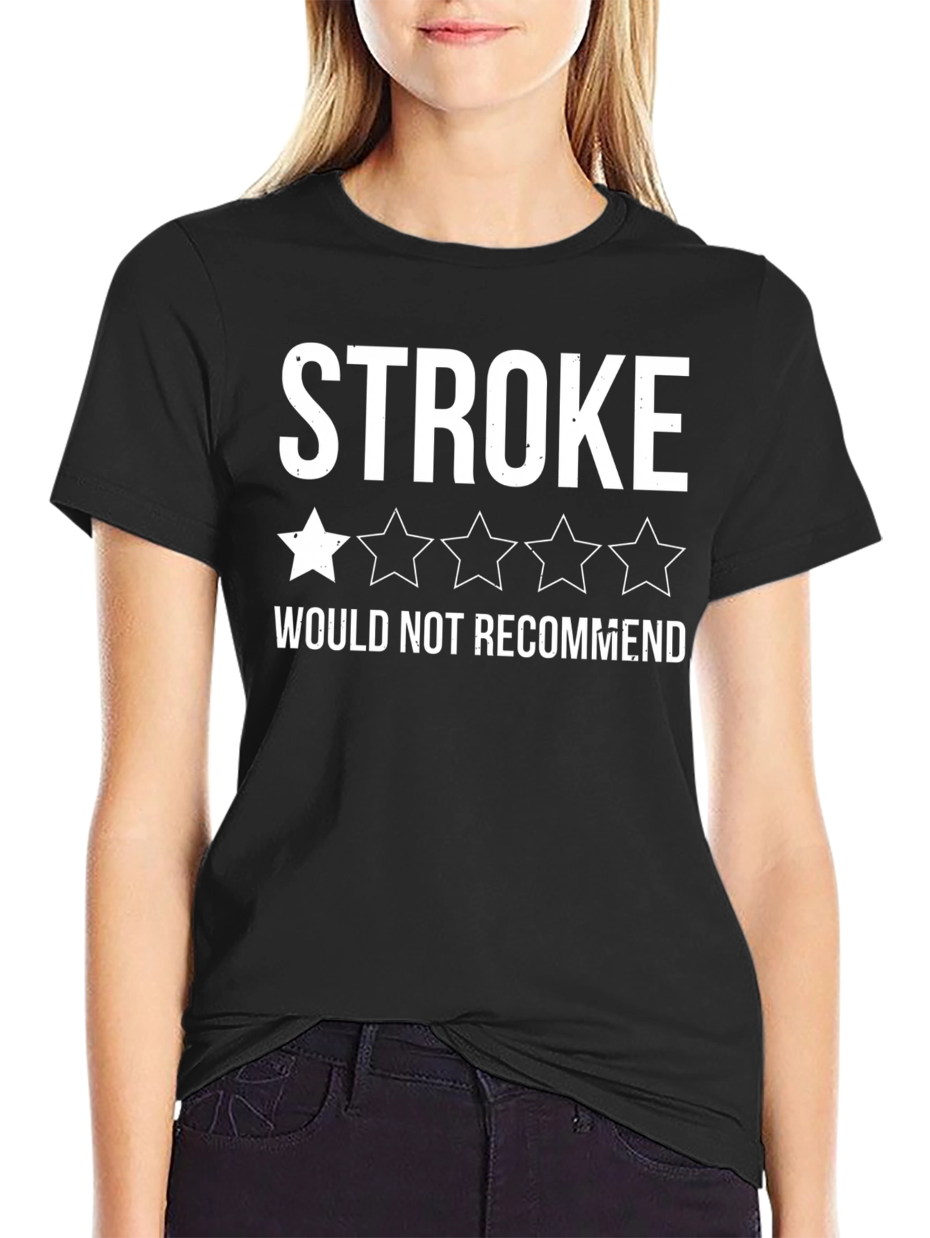 Funny Stroke T-Shirt - 1 Star Review Graphic Tee
