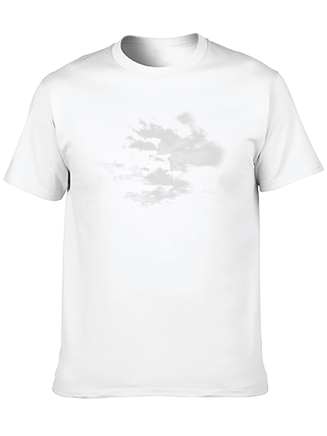 Cloudscape Graphic T-Shirt - Soft Black Cotton Tee