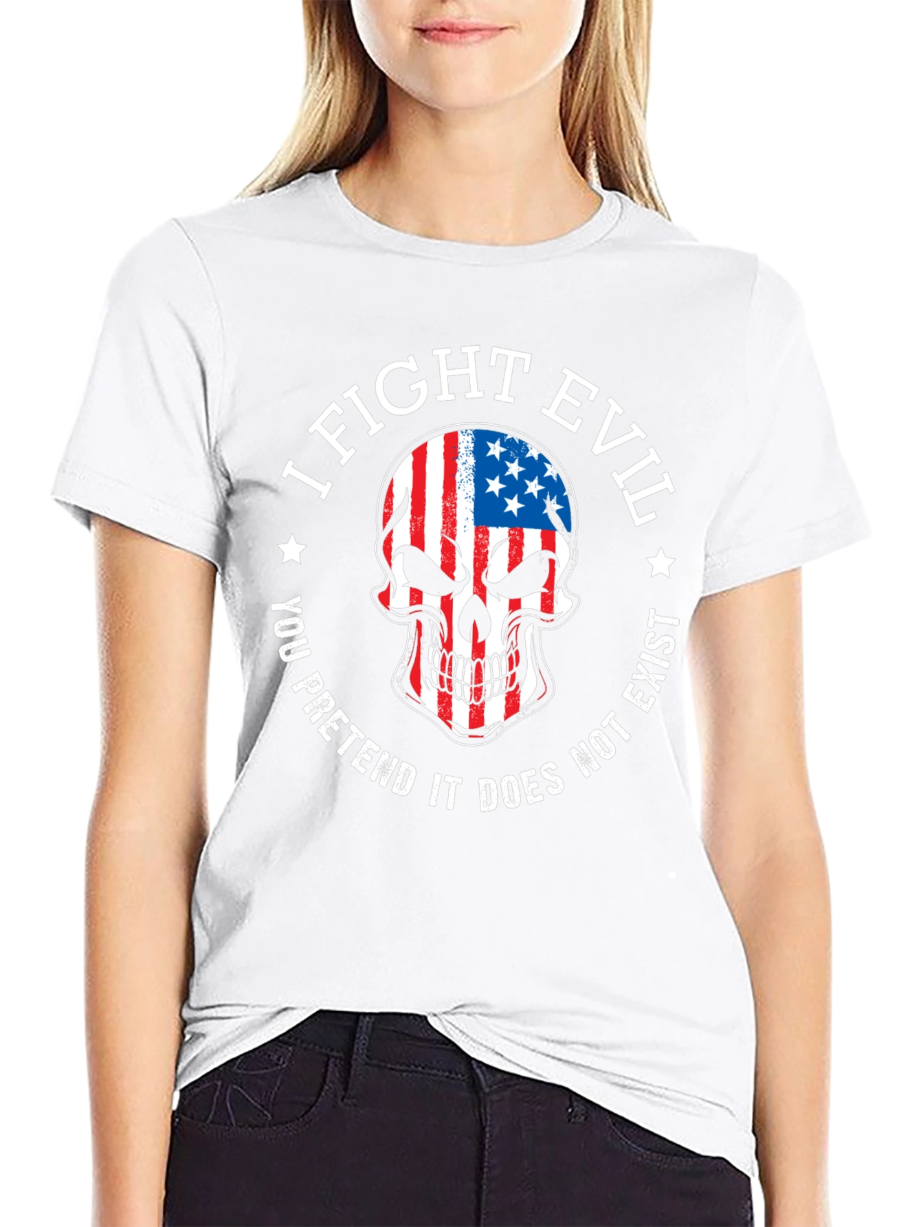 I Fight Evil Graphic Tee