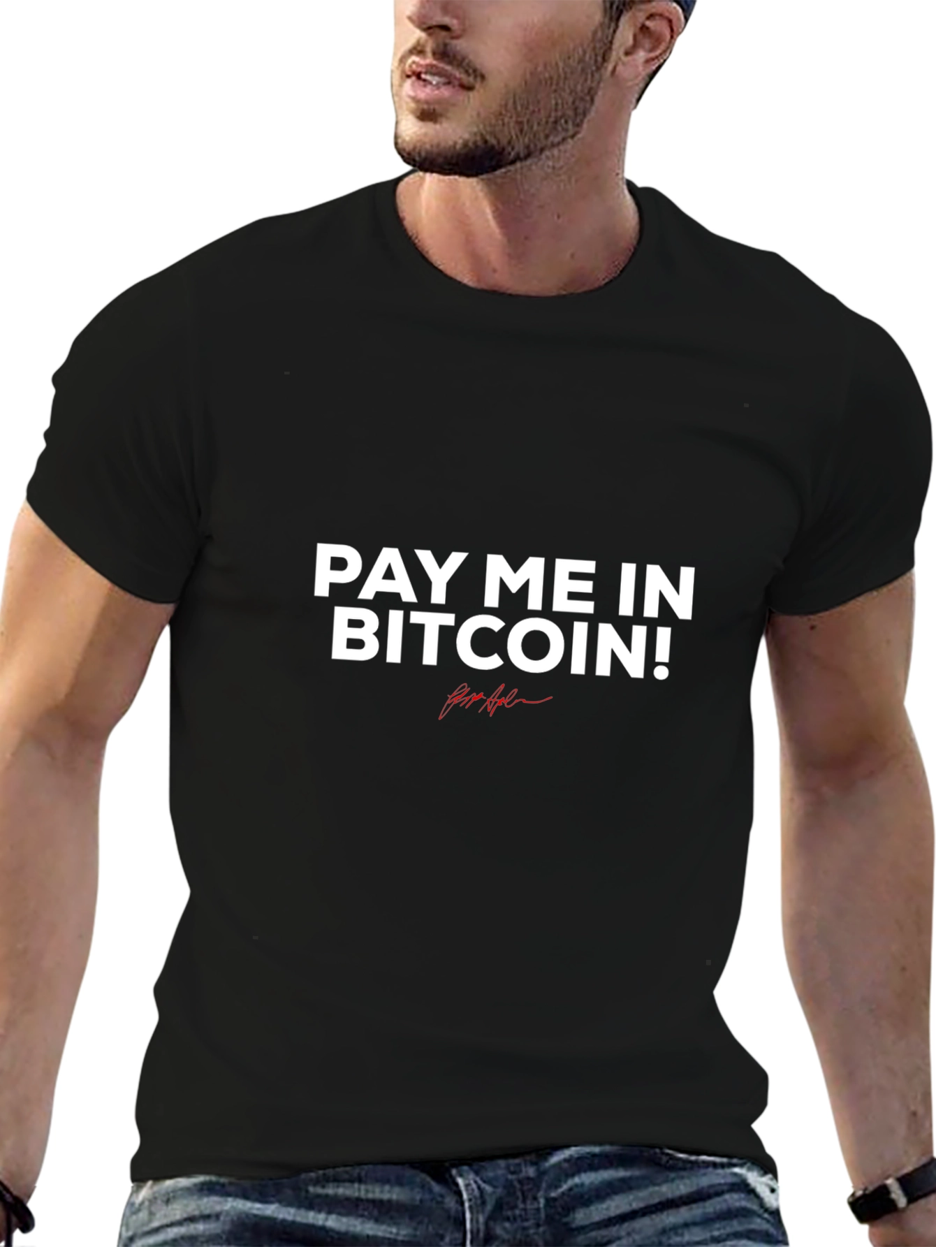 Pay Me in Bitcoin Graphic Tee