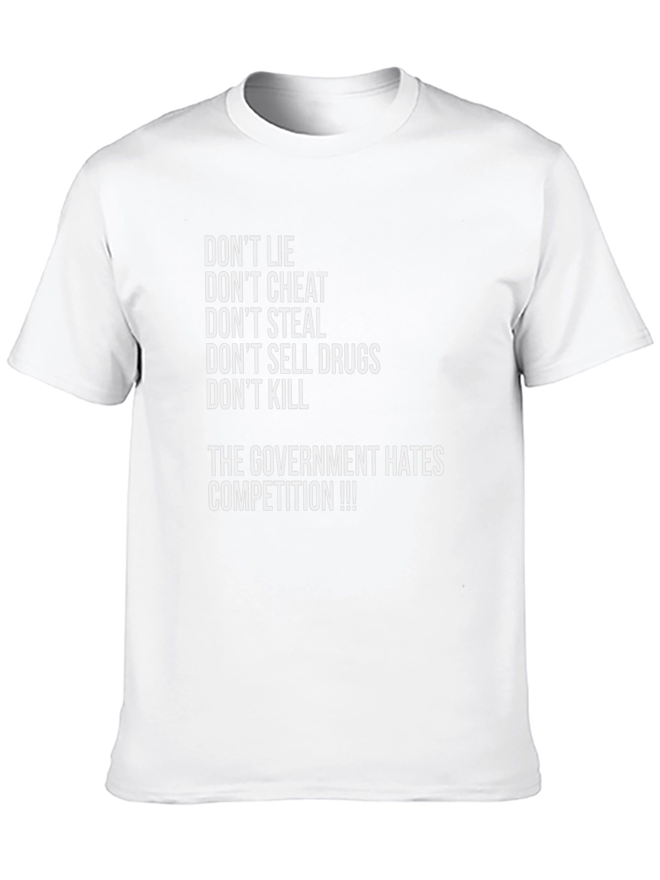 Dont Lie Black Graphic Tee