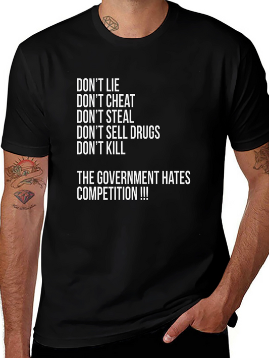 Dont Lie Black Graphic Tee