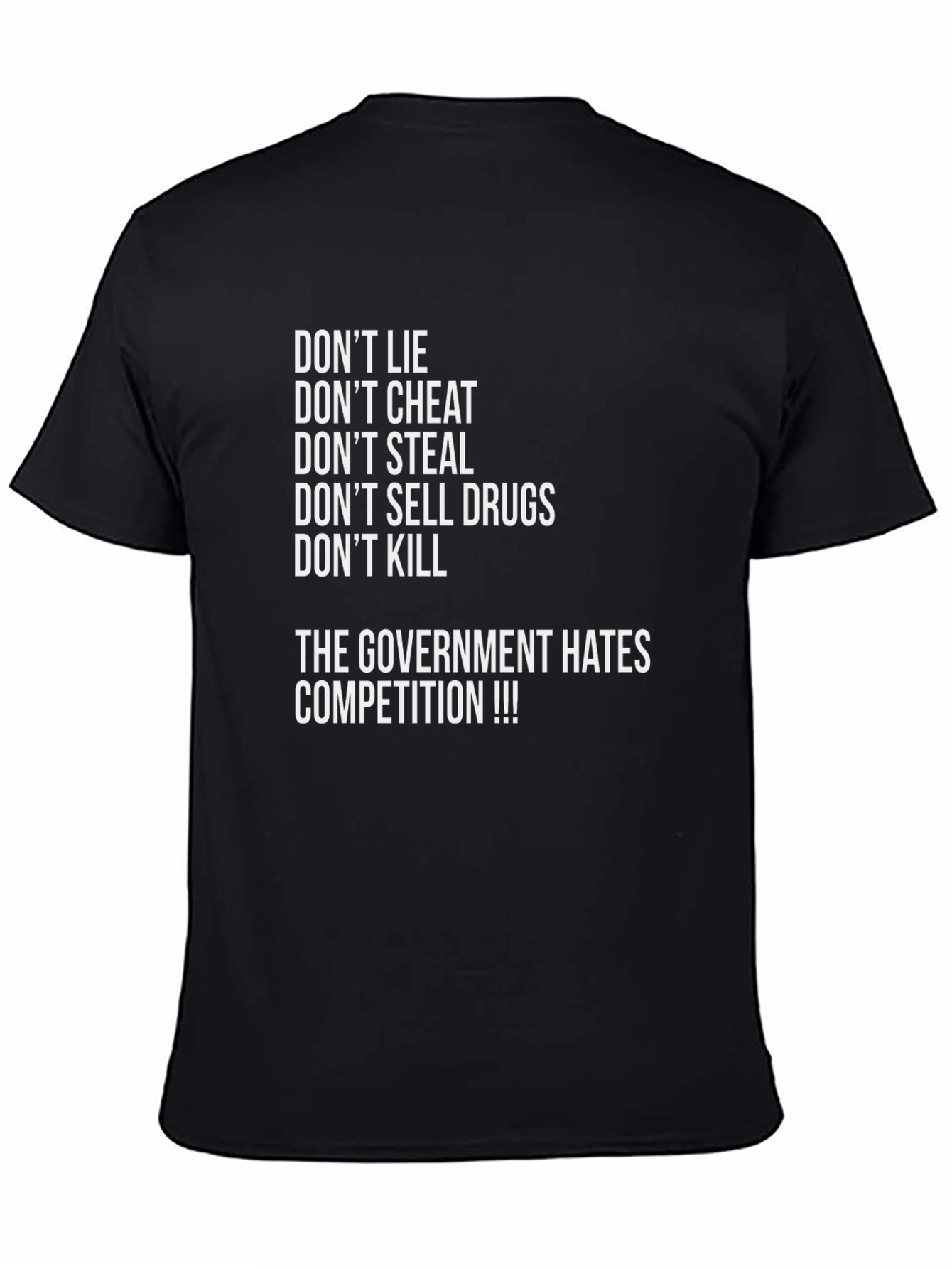 Dont Lie Black Graphic Tee