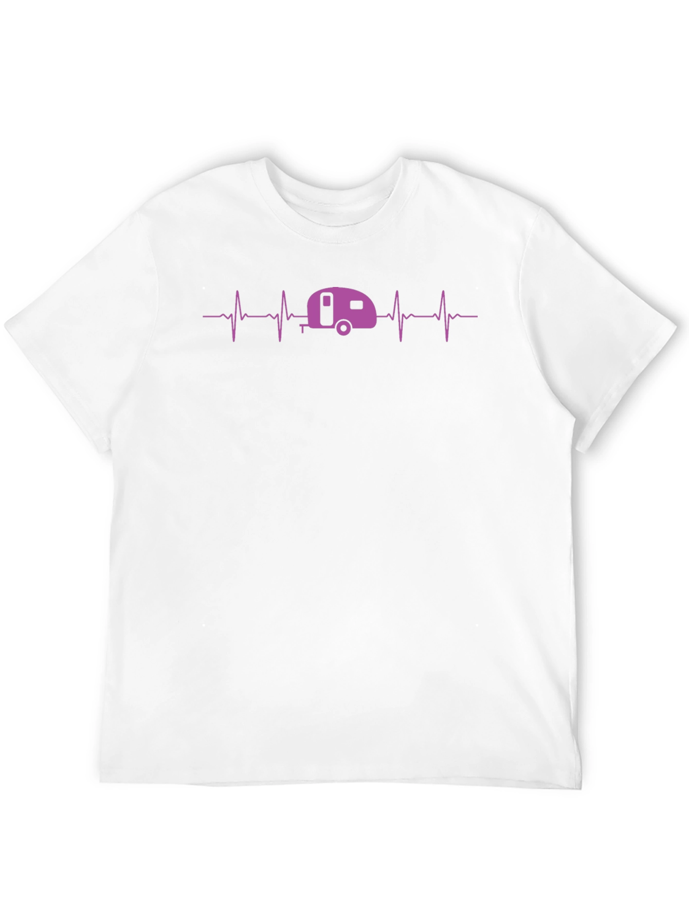 Camper Heartbeat T-Shirt - Camping Lover Tee
