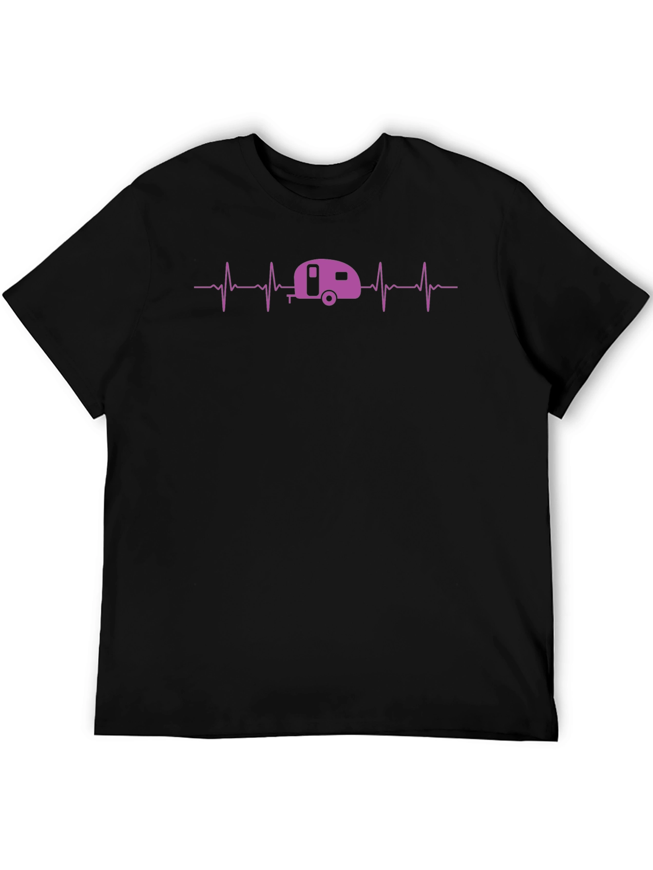 Camper Heartbeat T-Shirt - Camping Lover Tee