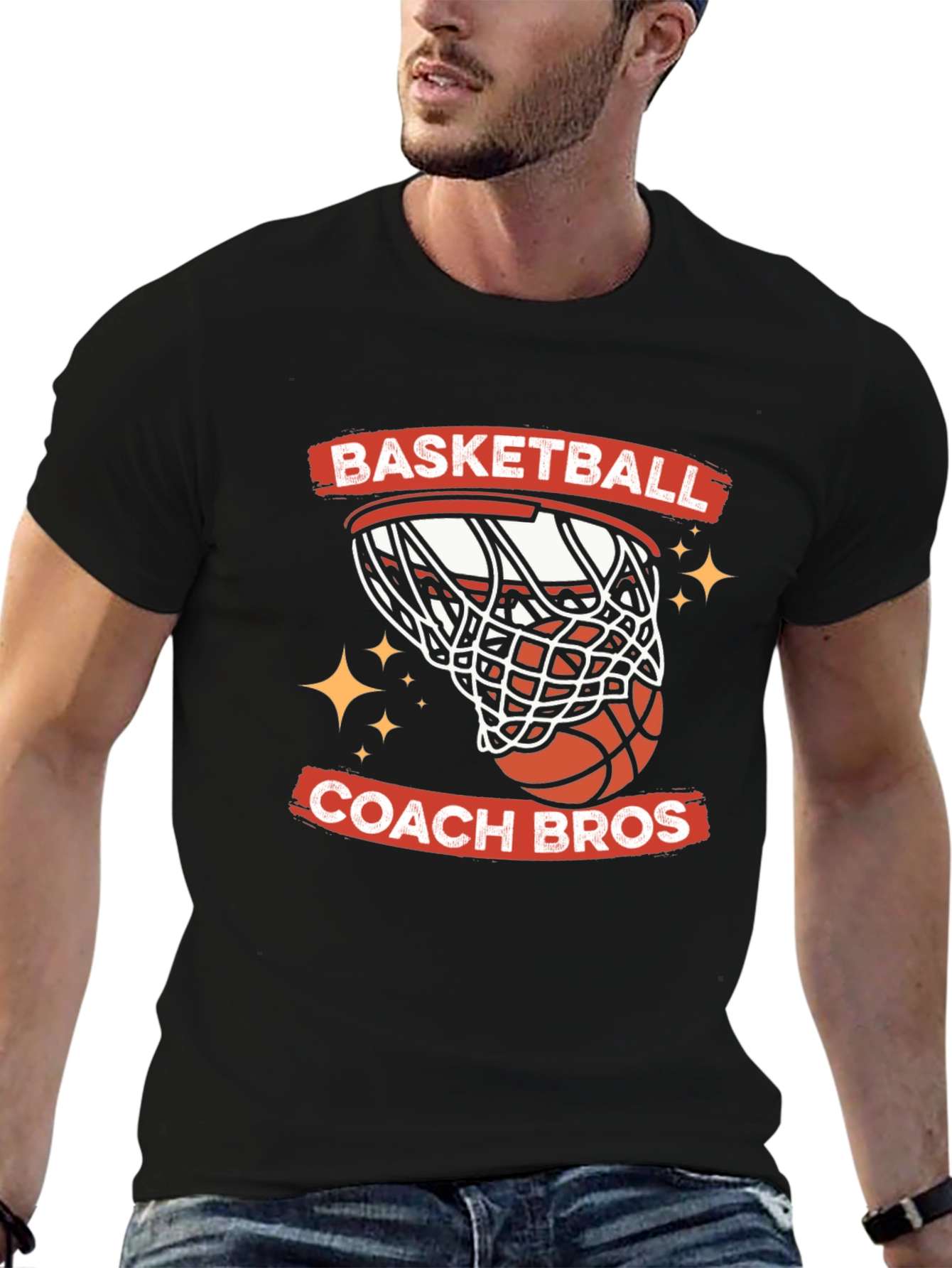Basketball Coach Bros Graphic Tee