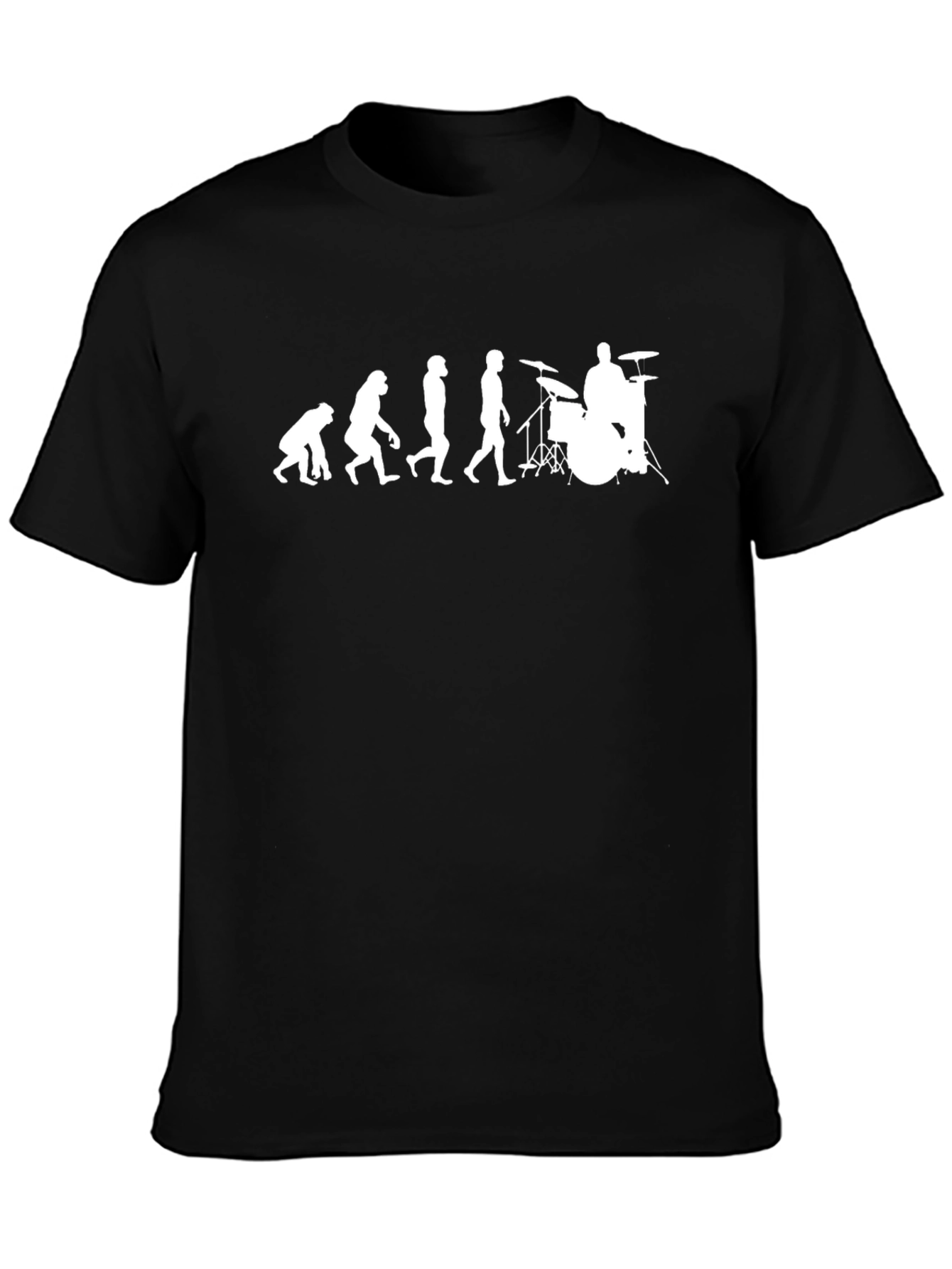 Evolution Drummer T-Shirt - Black