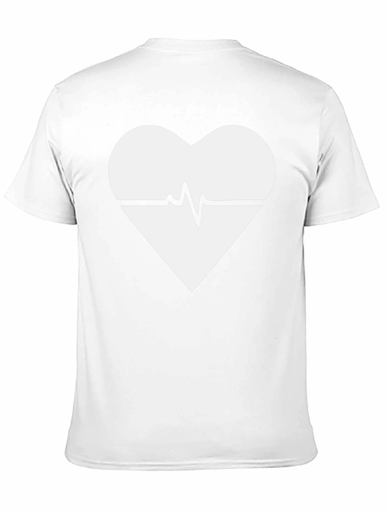 Heartbeat Heart Graphic Black T-Shirt