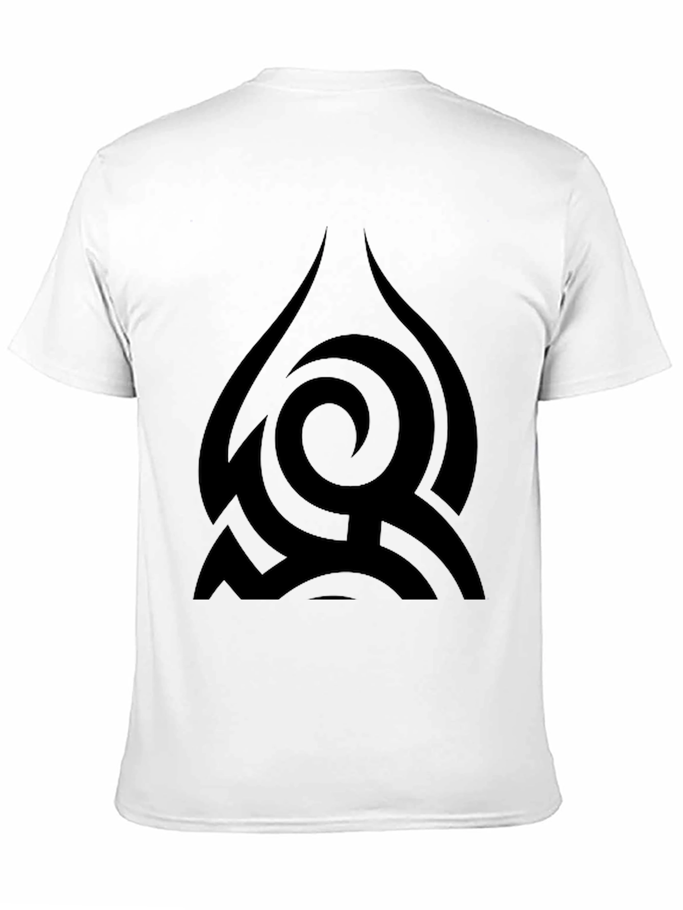 Abstract Graphic Black T-Shirt - Modern Casual Tee