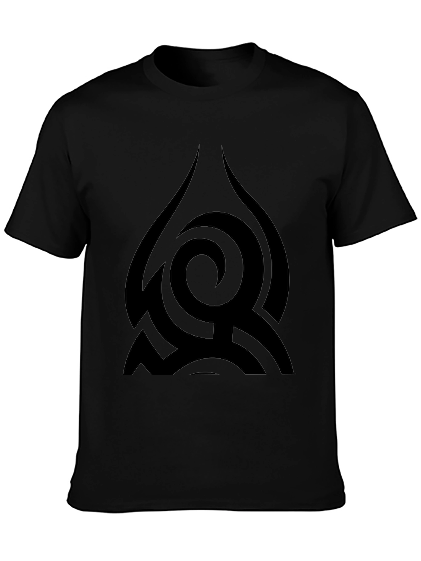 Abstract Graphic Black T-Shirt - Modern Casual Tee