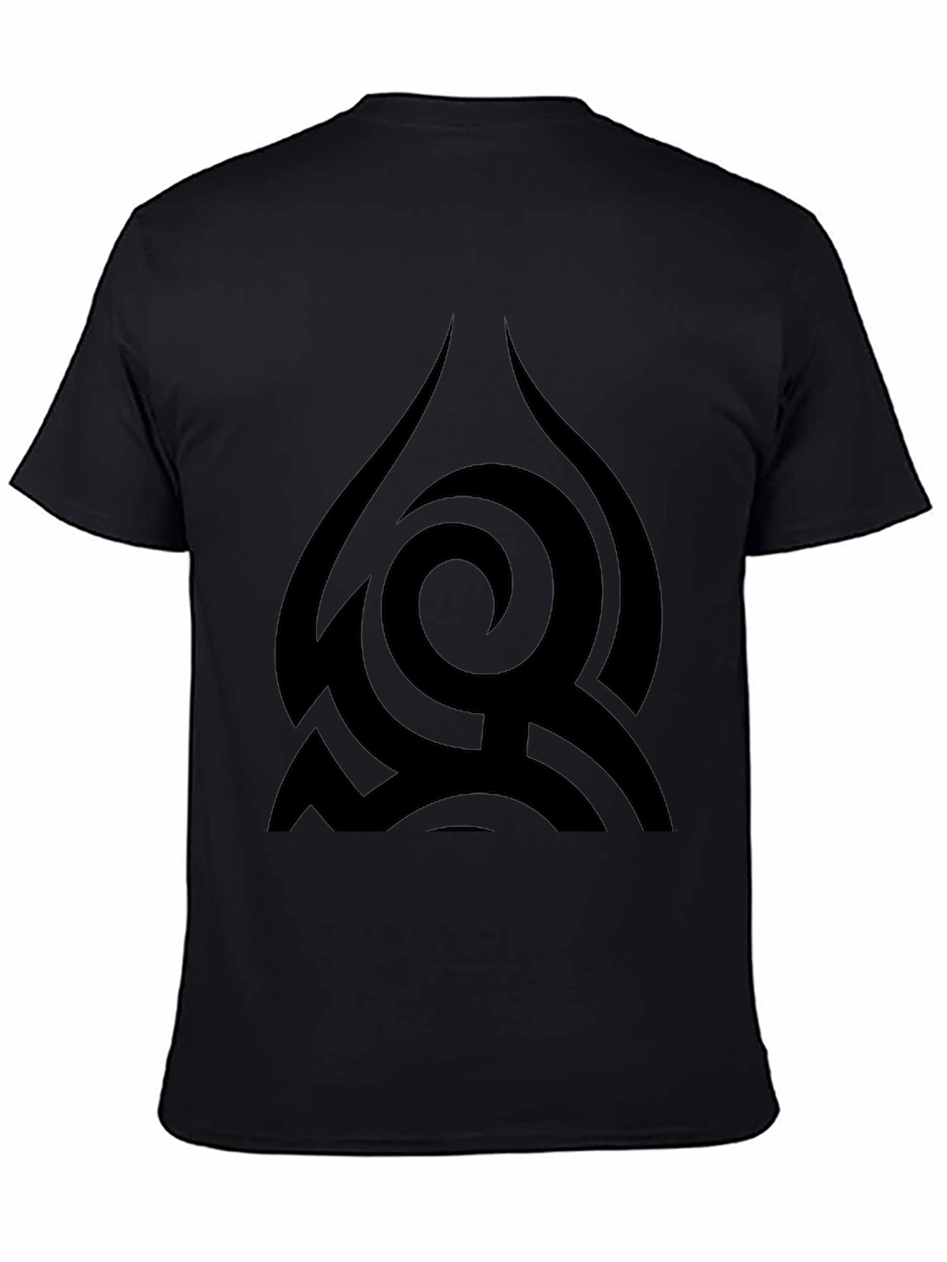 Abstract Graphic Black T-Shirt - Modern Casual Tee