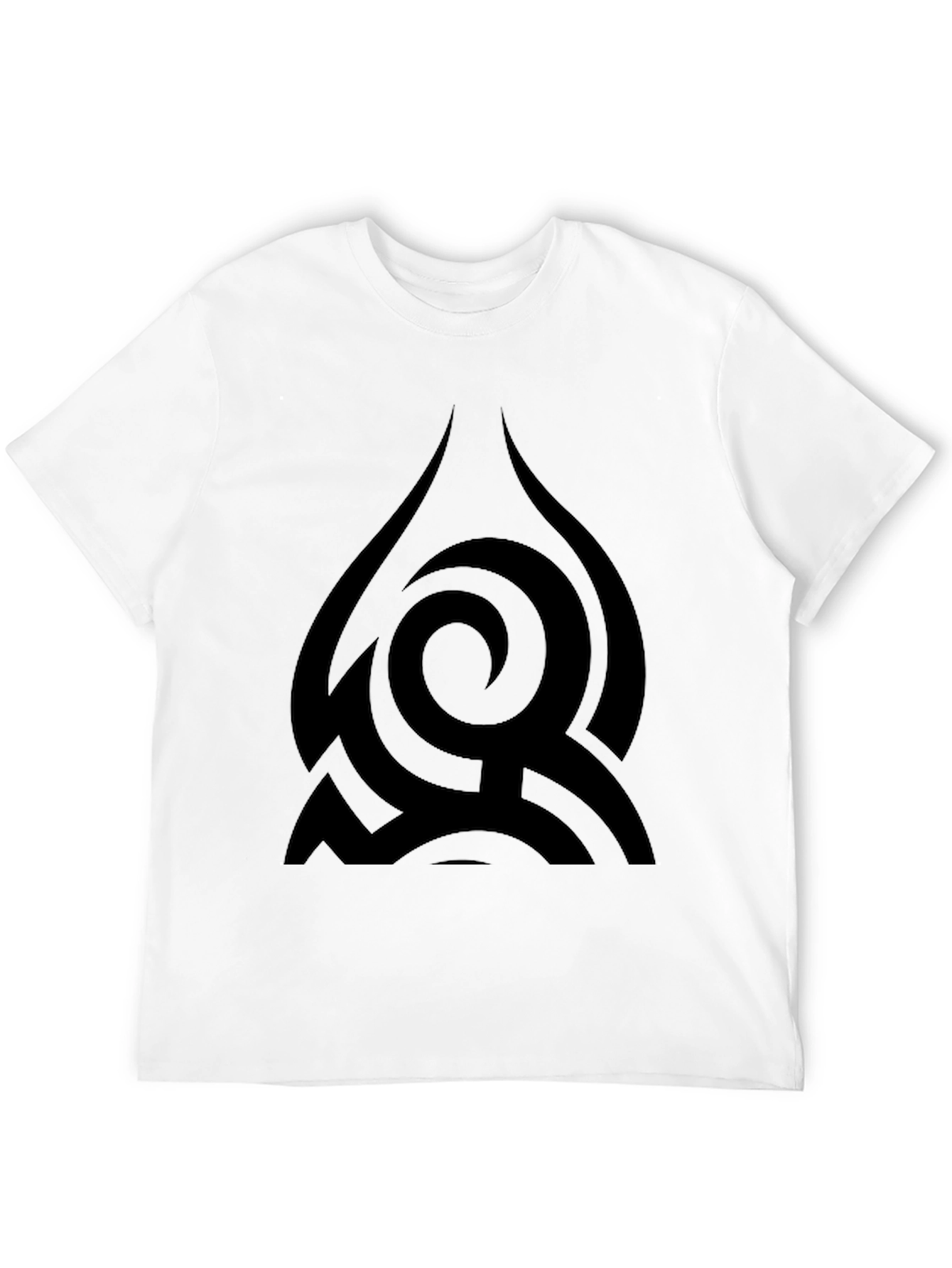 Abstract Graphic Black T-Shirt - Modern Casual Tee