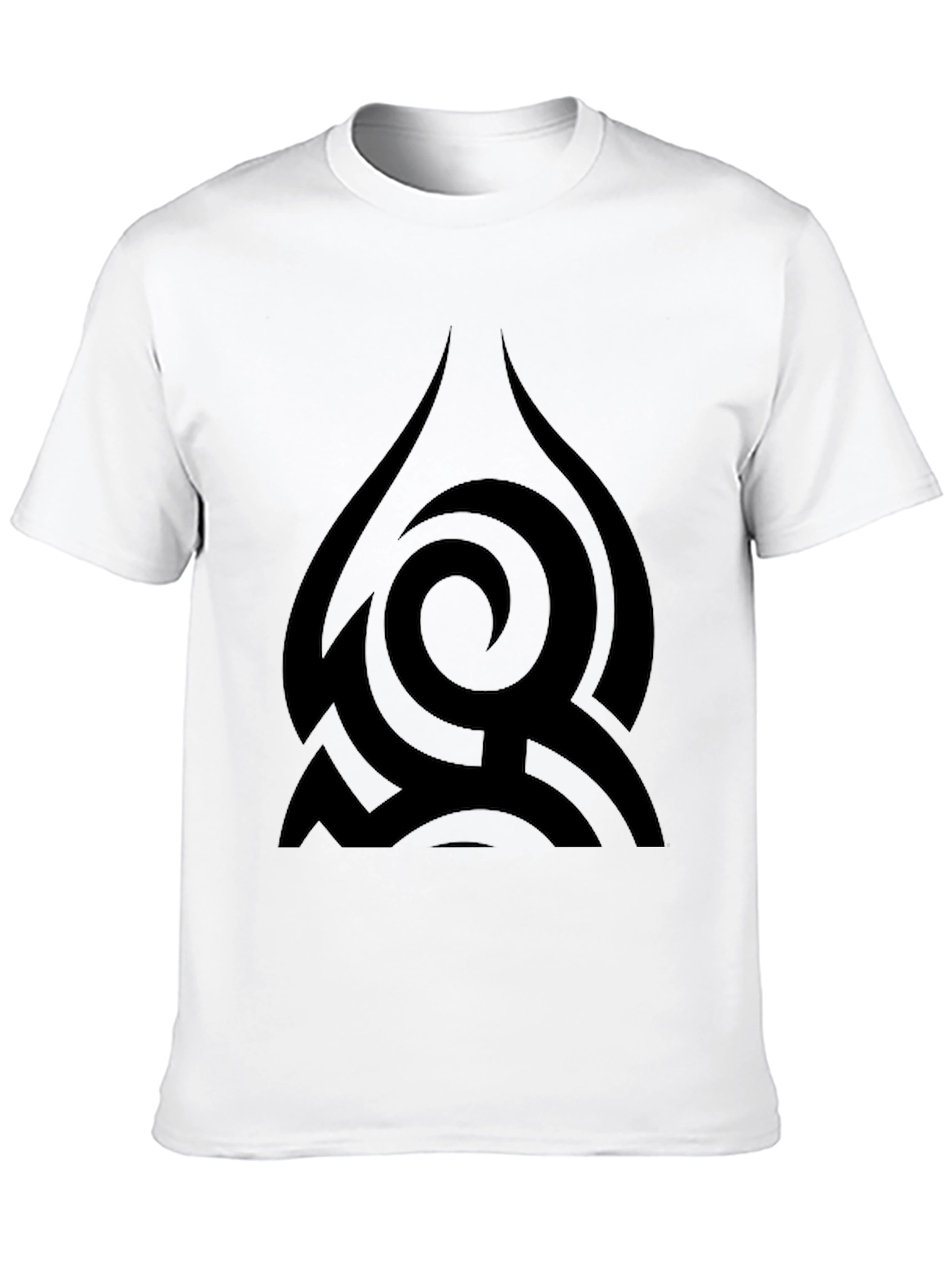 Abstract Graphic Black T-Shirt - Modern Casual Tee