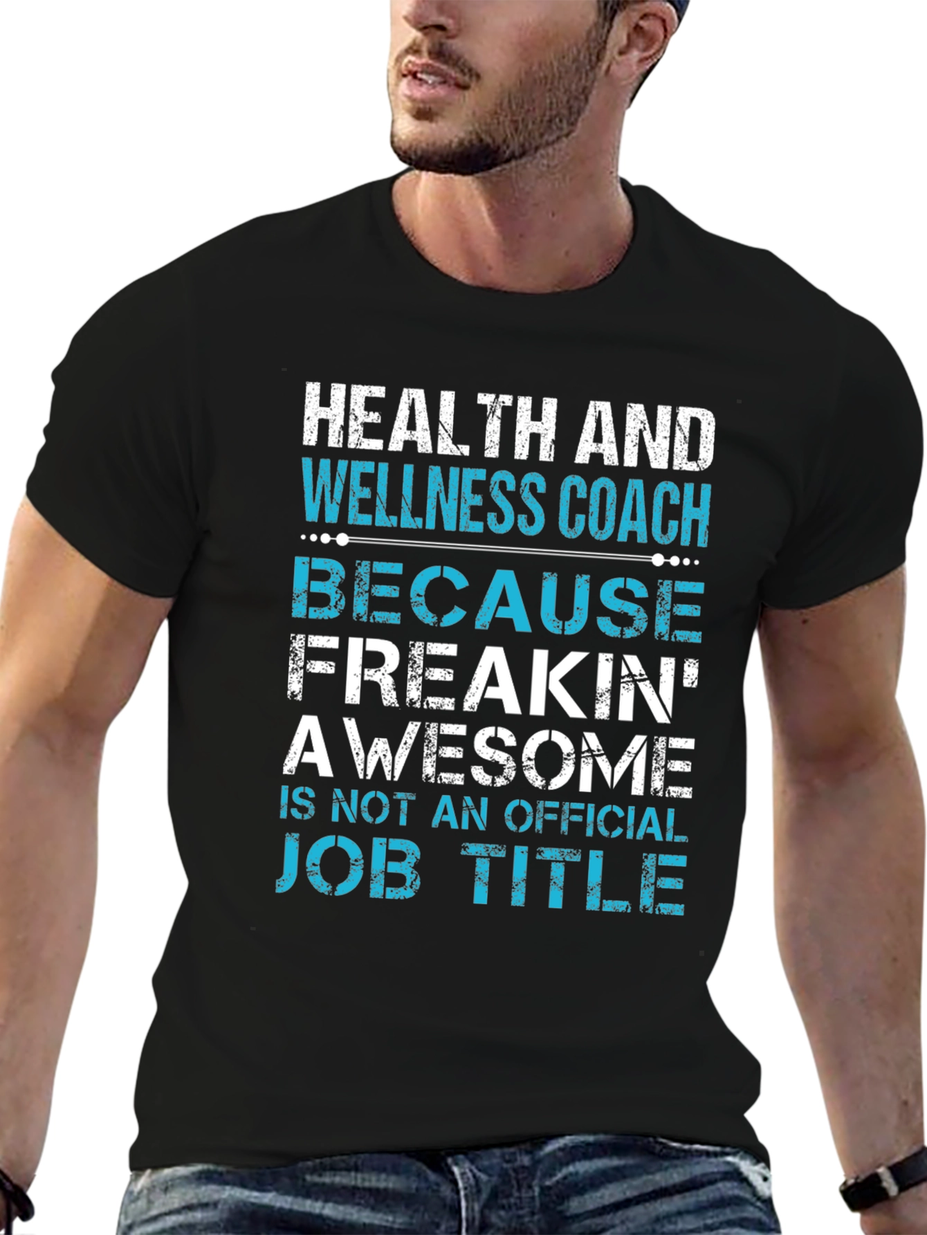 Health and Wellness Coach T-Shirt Funny Job Title Tee