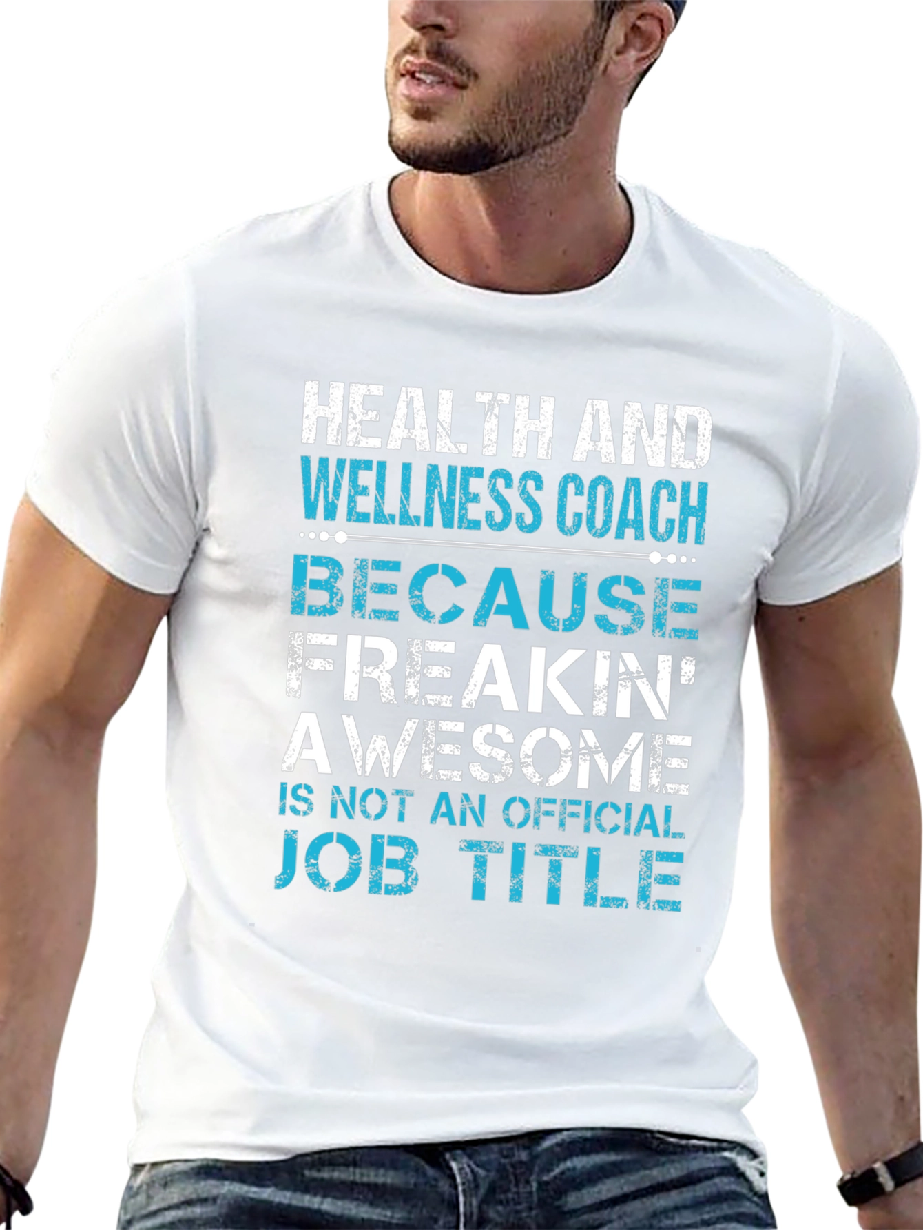 Health and Wellness Coach T-Shirt Funny Job Title Tee
