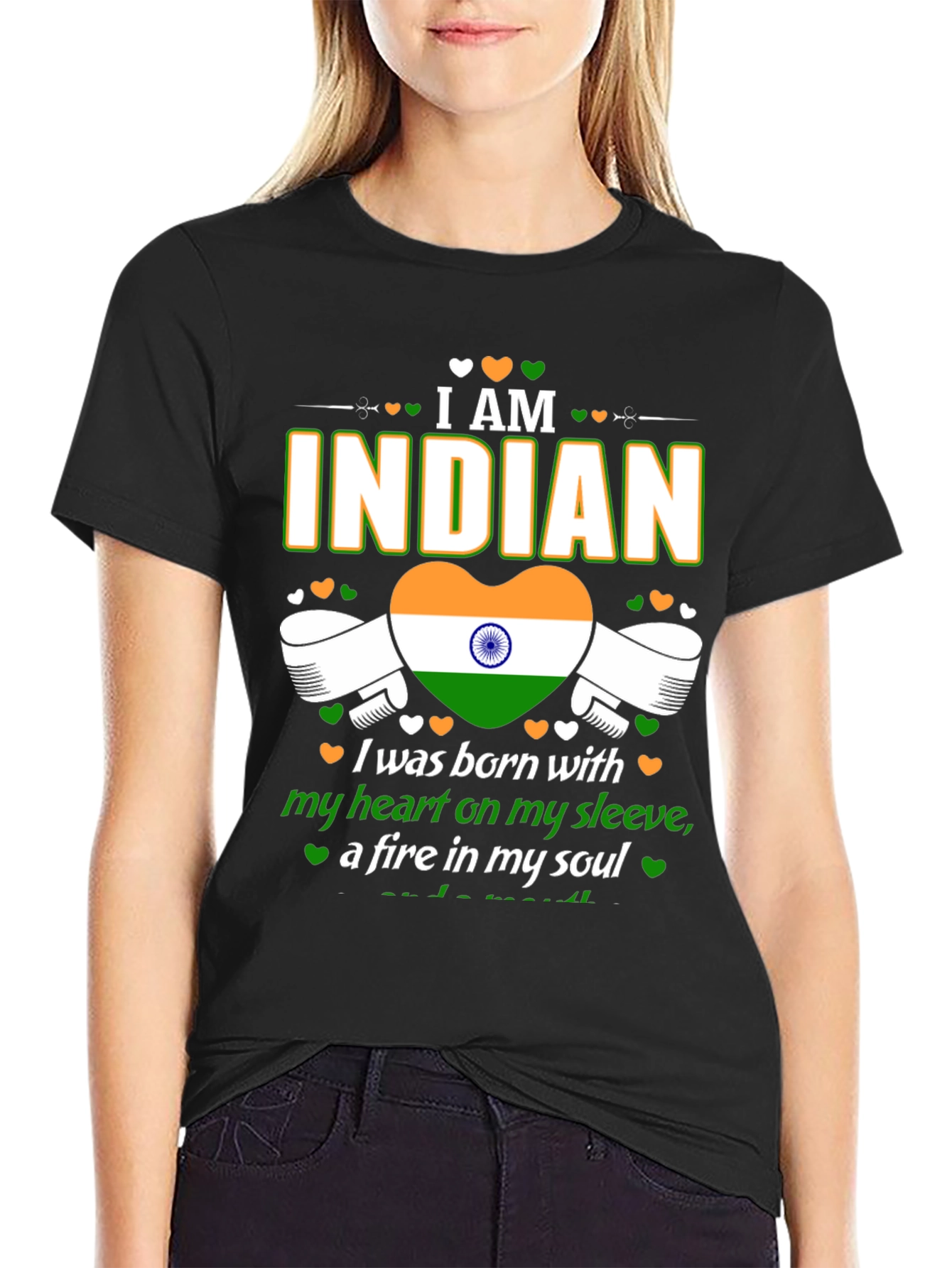 I AM INDIAN Graphic Tee - Patriotic T-Shirt
