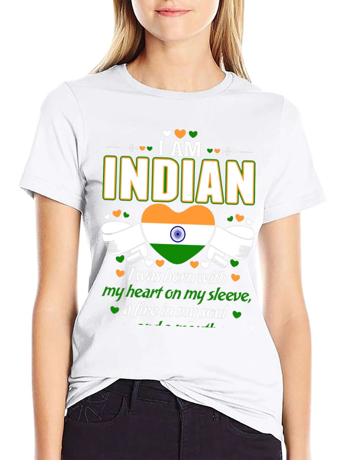 I AM INDIAN Graphic Tee - Patriotic T-Shirt