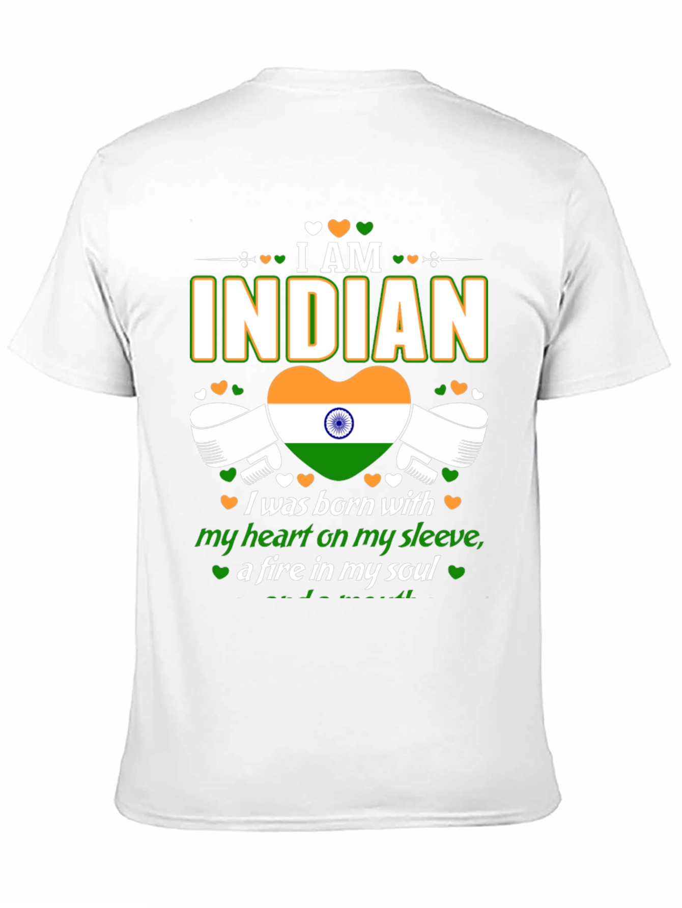 I AM INDIAN Graphic Tee - Patriotic T-Shirt
