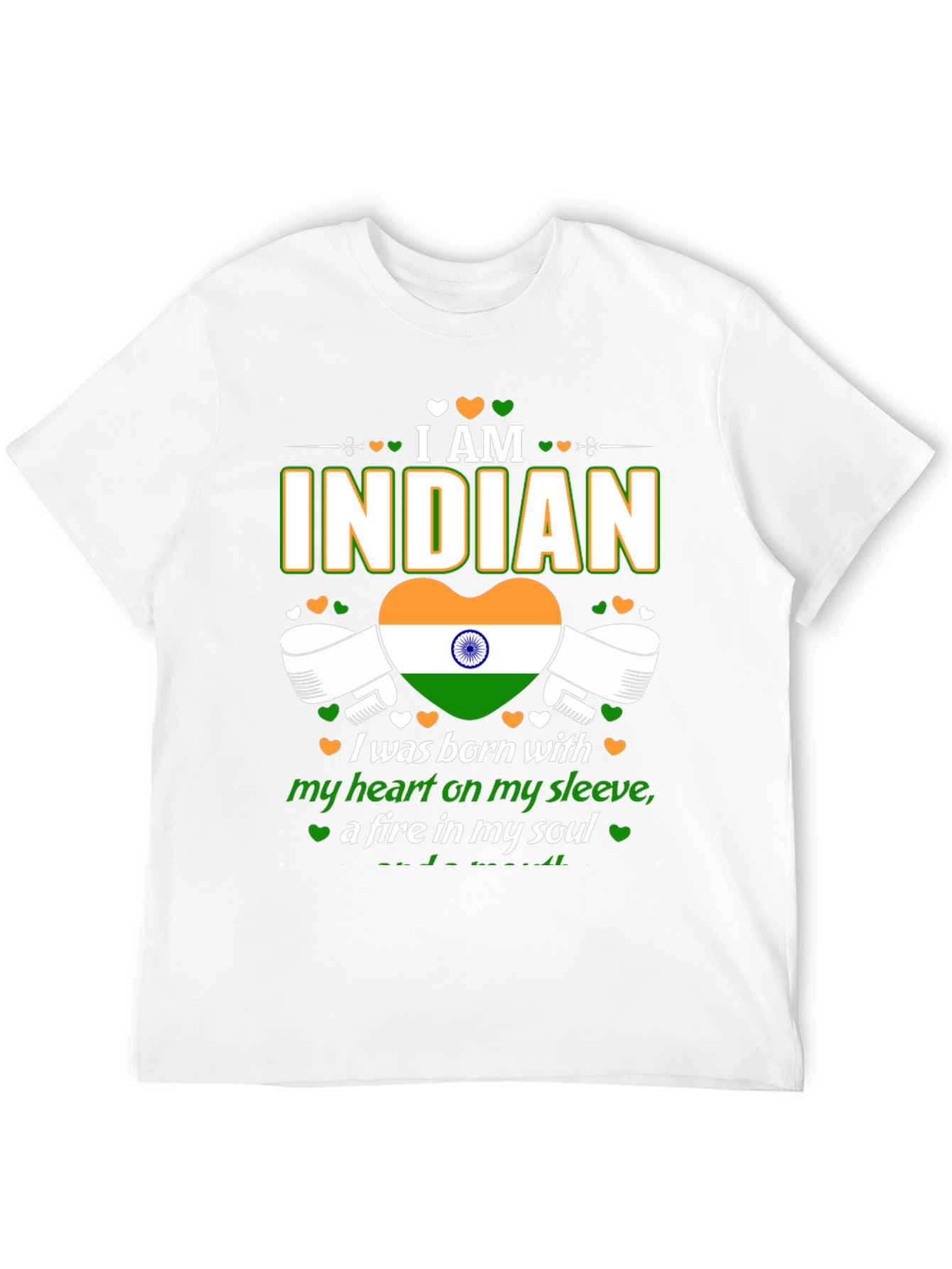 I AM INDIAN Graphic Tee - Patriotic T-Shirt