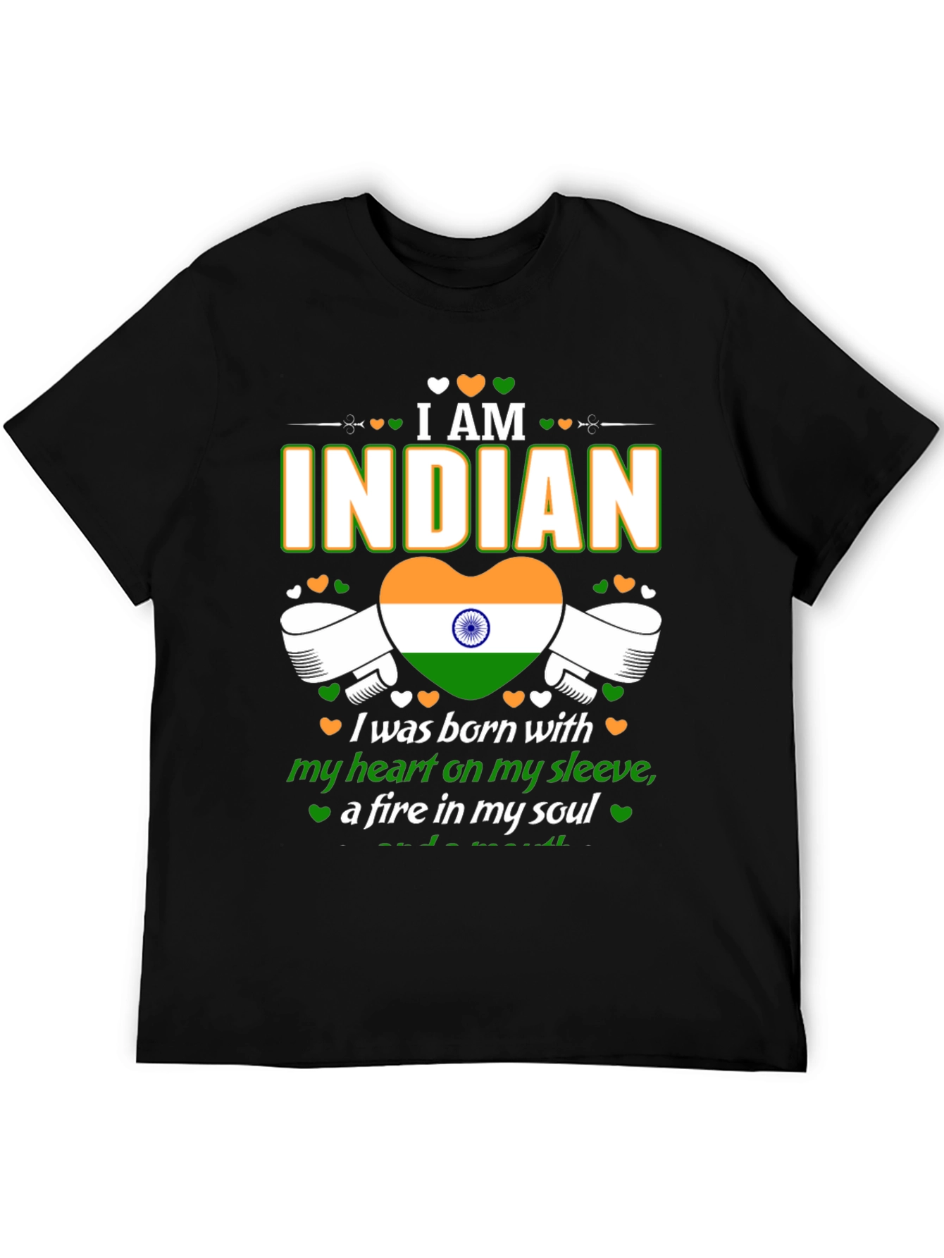 I AM INDIAN Graphic Tee - Patriotic T-Shirt
