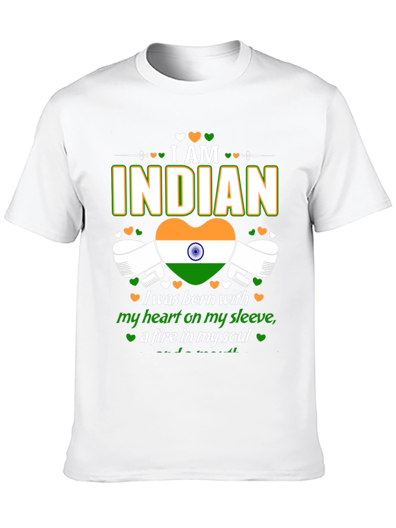 I AM INDIAN Graphic Tee - Patriotic T-Shirt