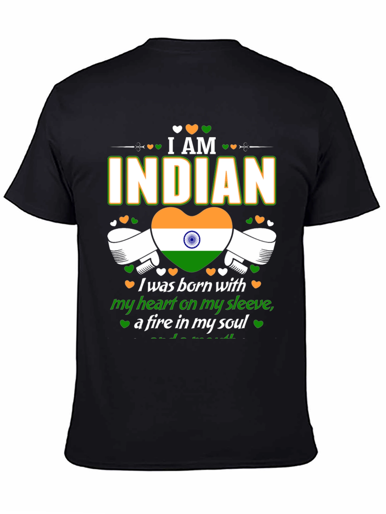 I AM INDIAN Graphic Tee - Patriotic T-Shirt