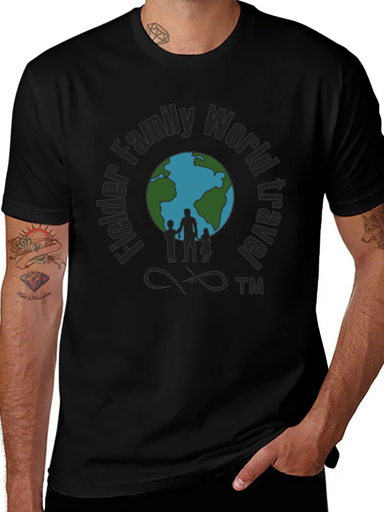 Fielder Family World Travel Graphic Tee
