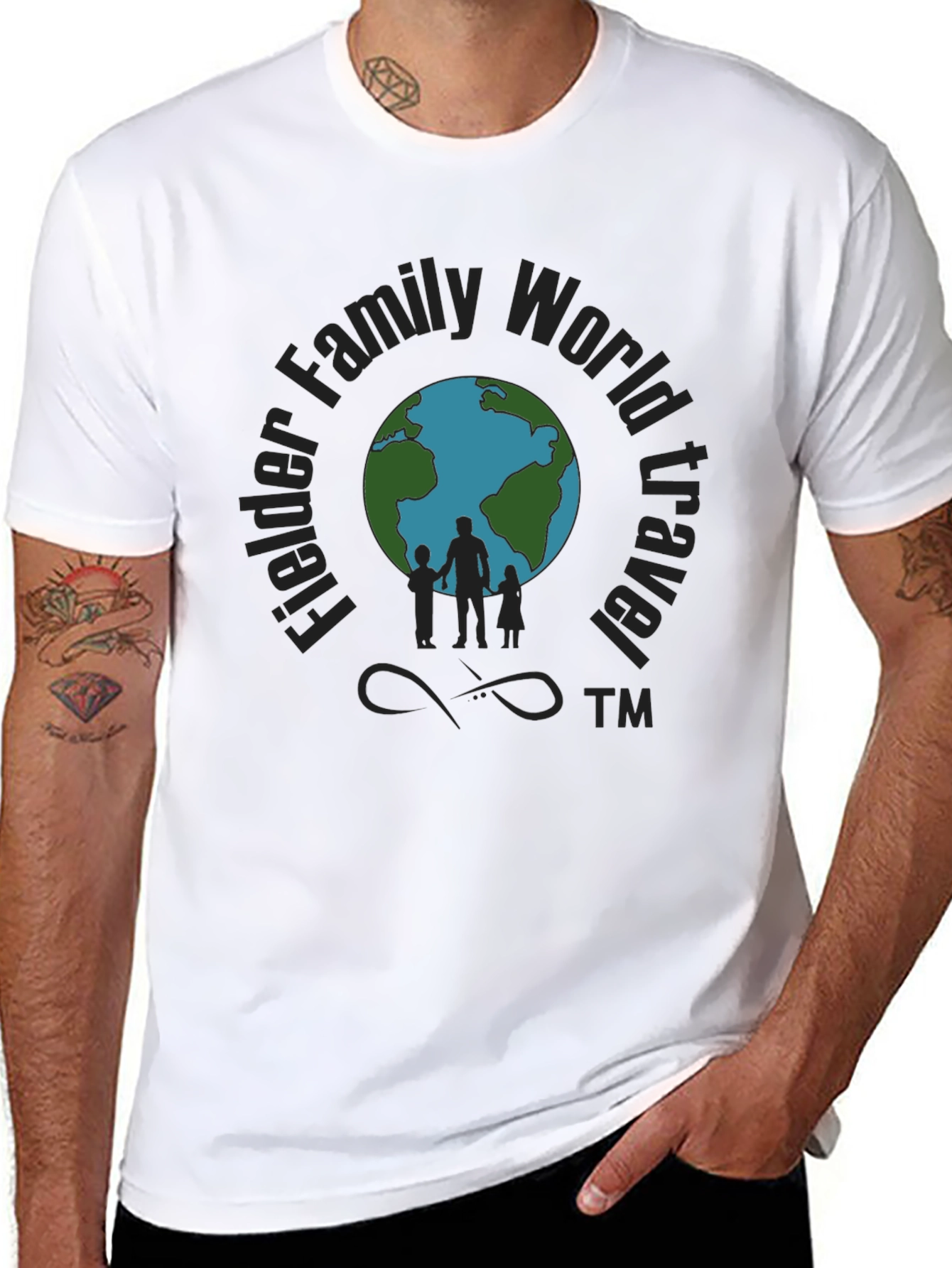 Fielder Family World Travel Graphic Tee