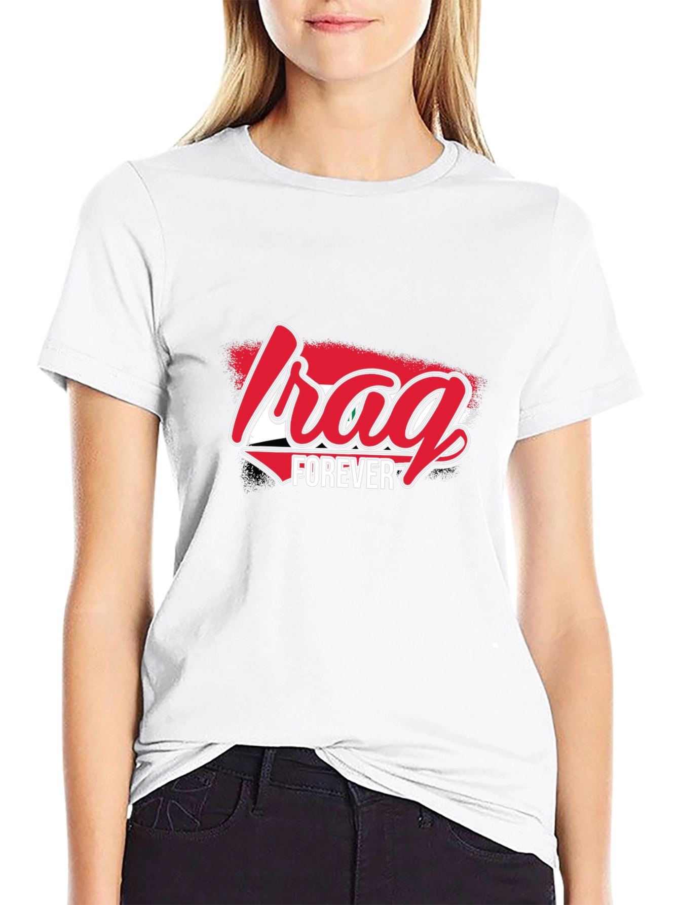 Iraq Forever Graphic T-Shirt - Black