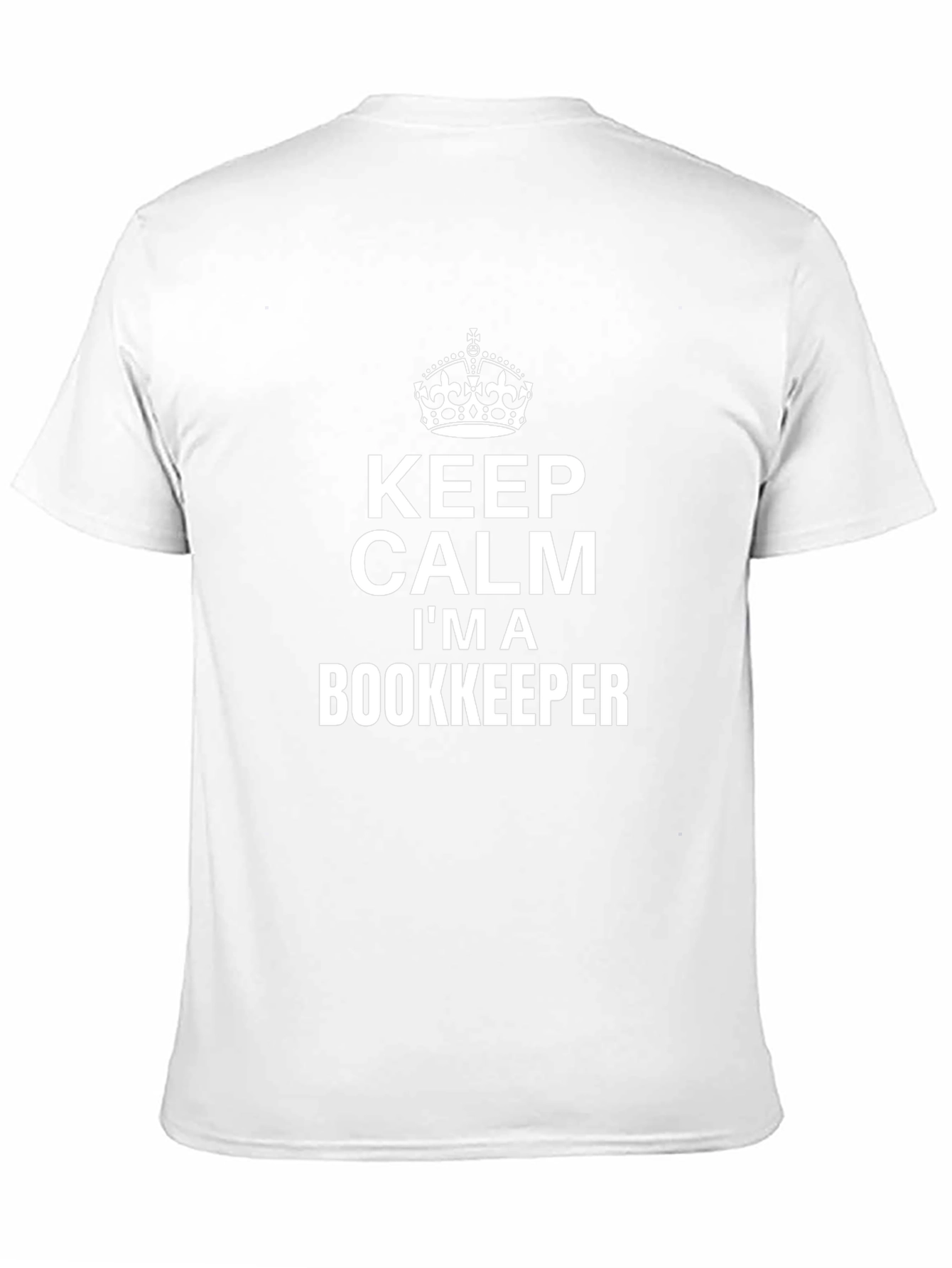 Keep Calm Im a Bookkeeper Funny Black T-Shirt