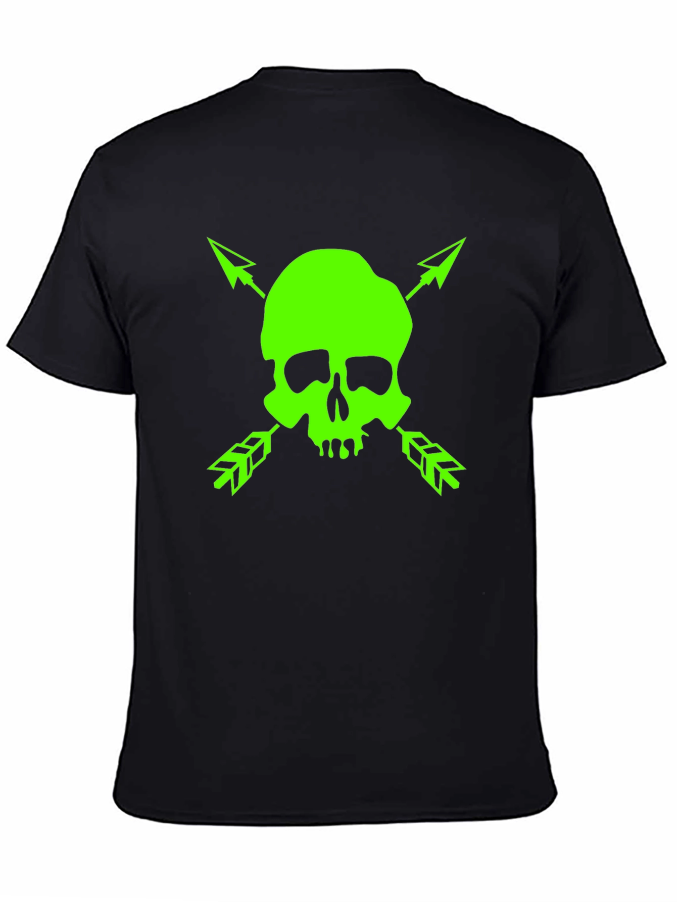 Skull & Arrows Graphic Tee - Bold Black T-Shirt