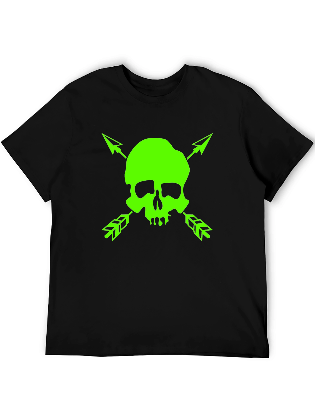 Skull & Arrows Graphic Tee - Bold Black T-Shirt