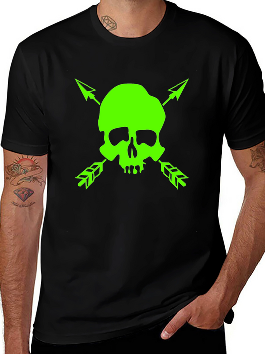Skull & Arrows Graphic Tee - Bold Black T-Shirt