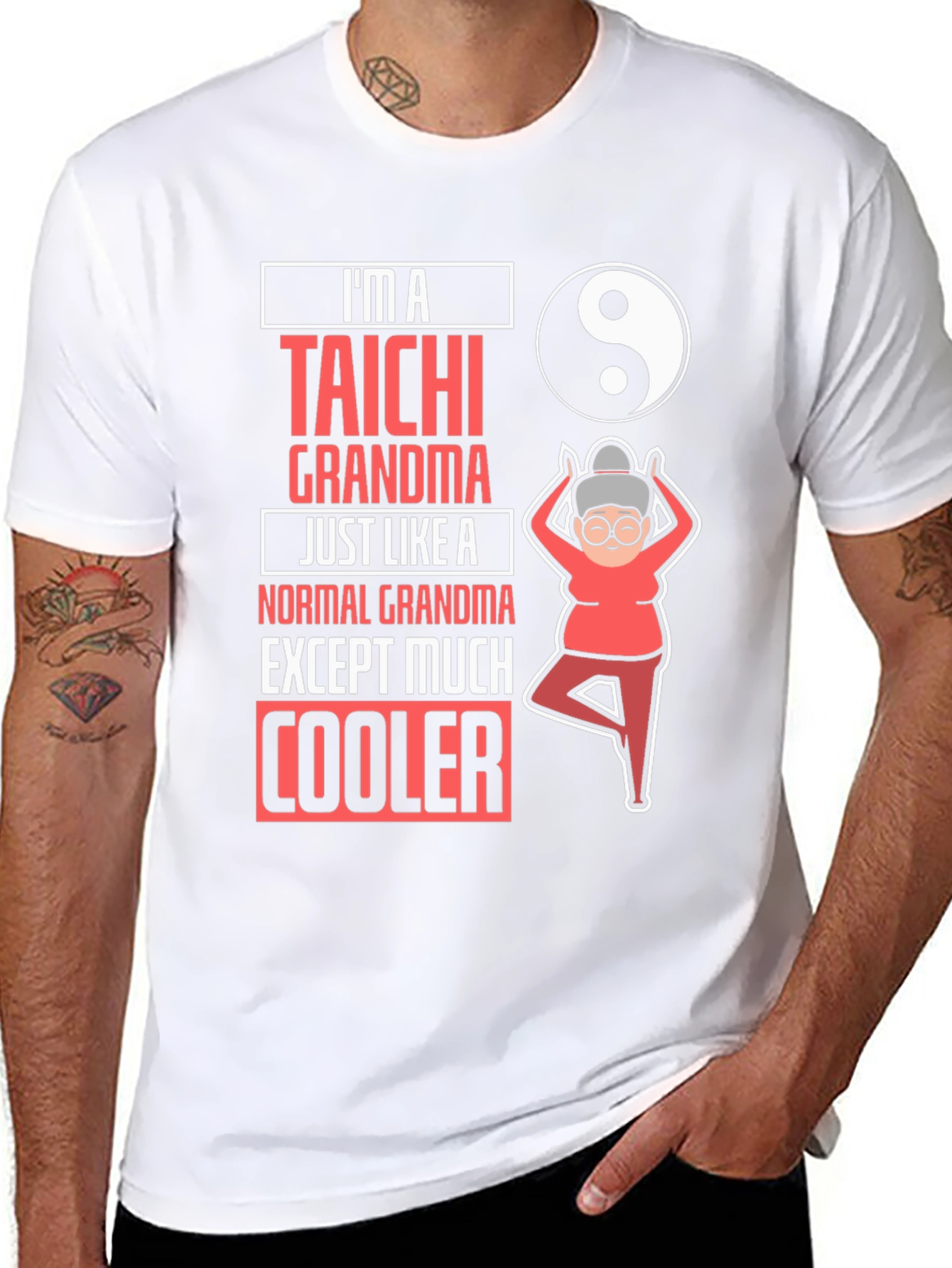 Taichi Grandma T-Shirt: Cool & Unique Gift