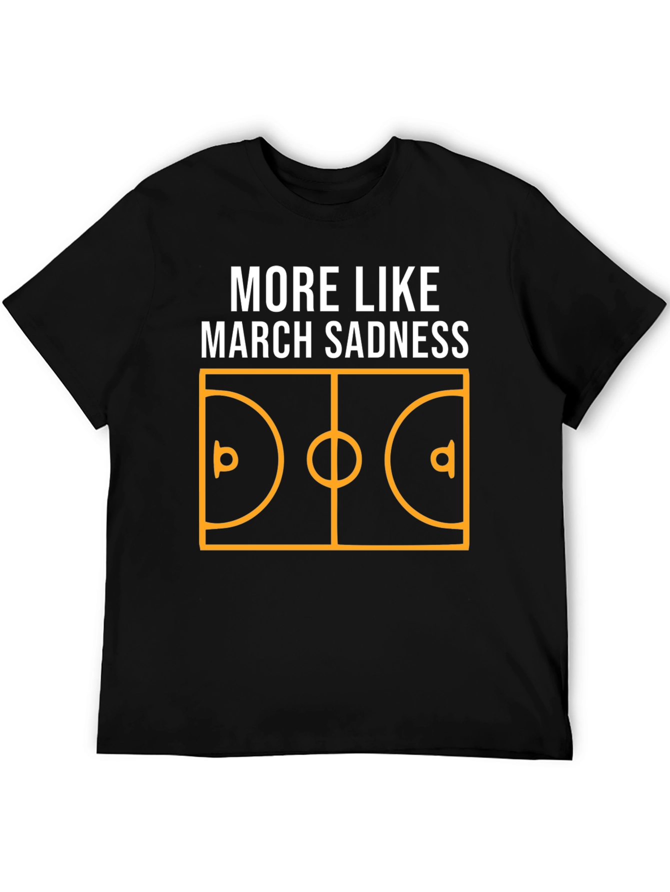 March Sadness Graphic Tee - Basketball Season Humor