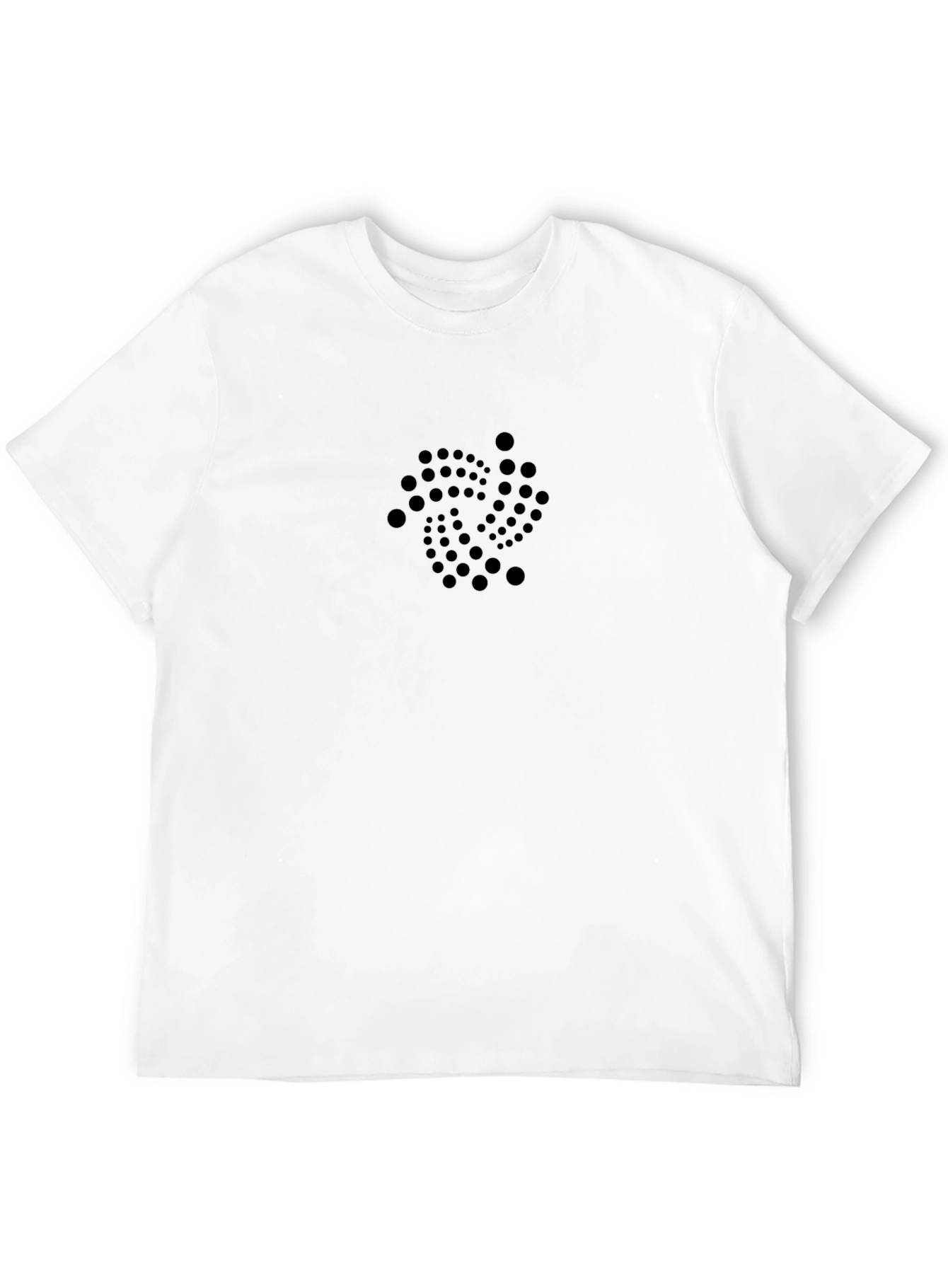 IOTA Crypto Black T-Shirt - Modern Tech Style