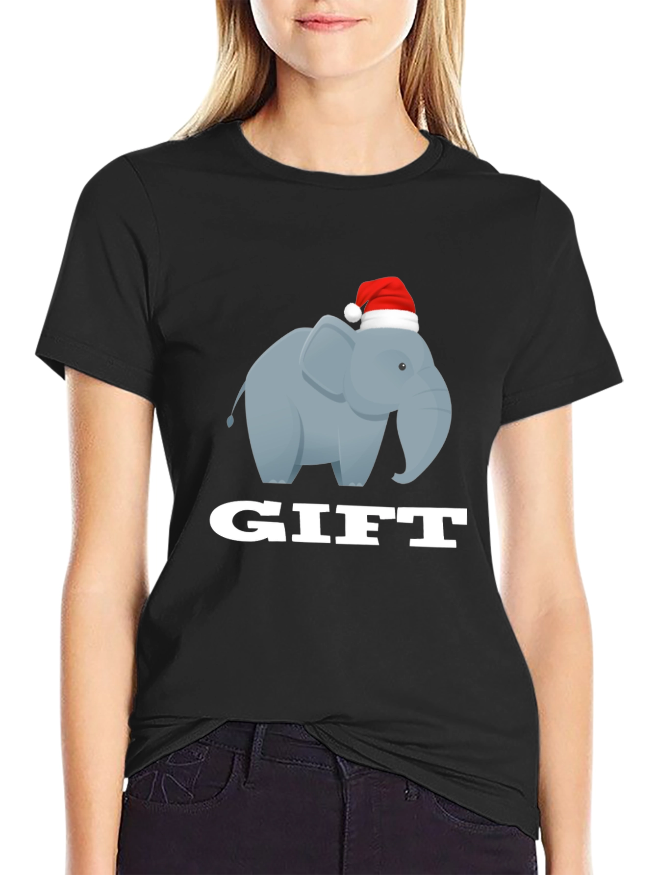 Elephant Gift Holiday T-Shirt