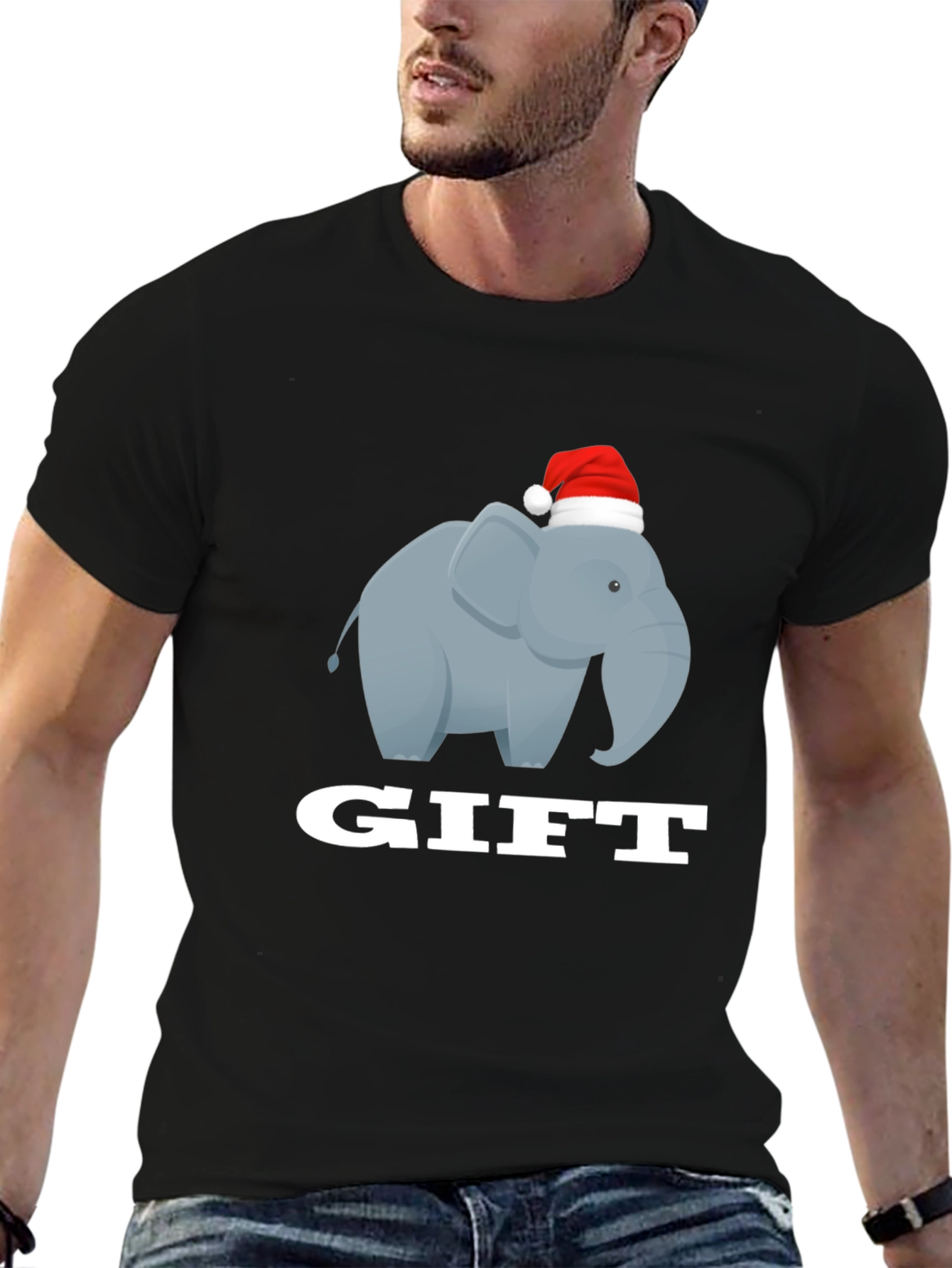 Elephant Gift Holiday T-Shirt