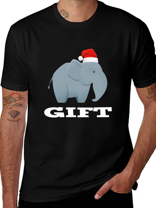 Elephant Gift Holiday T-Shirt