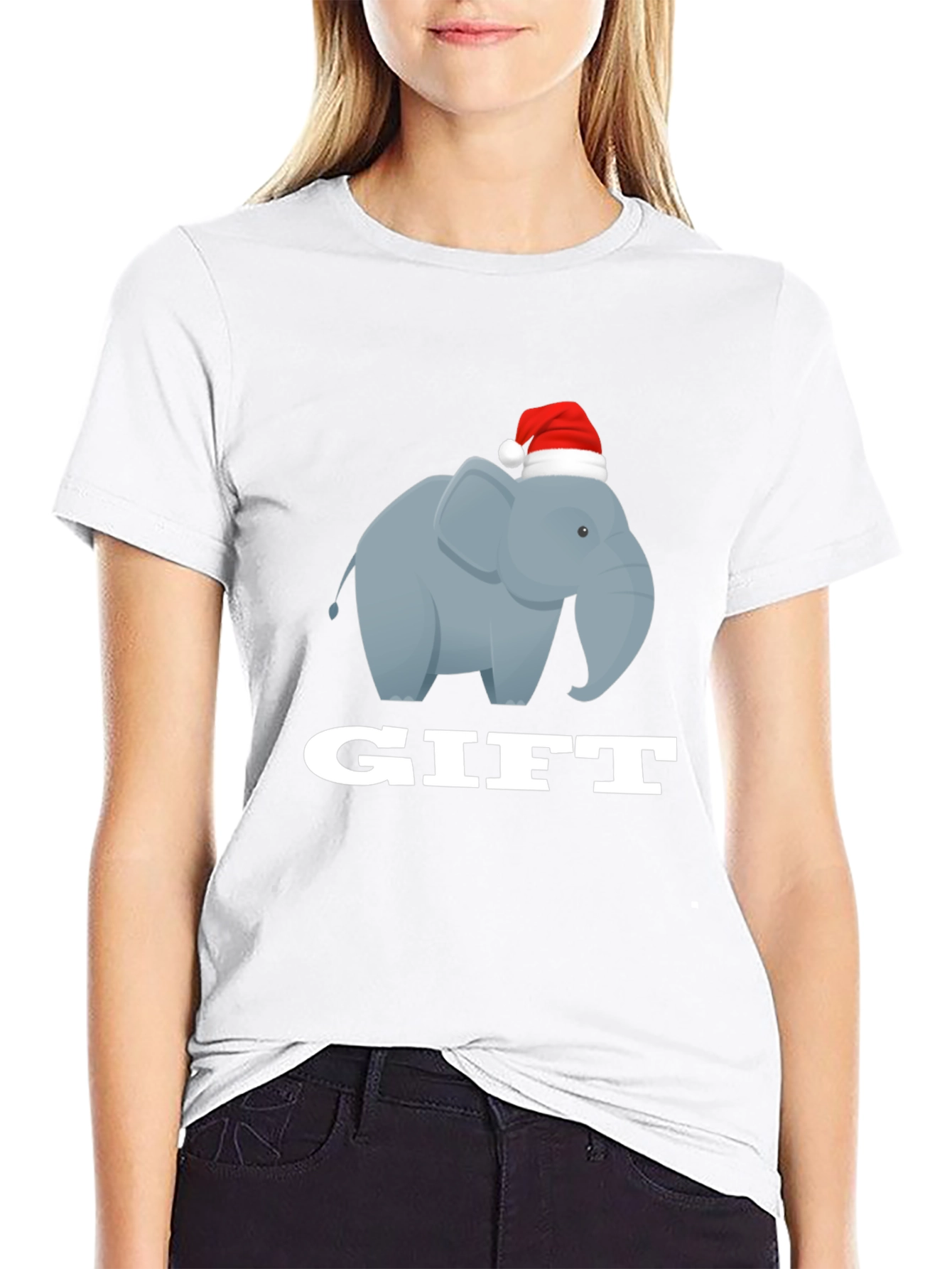 Elephant Gift Holiday T-Shirt