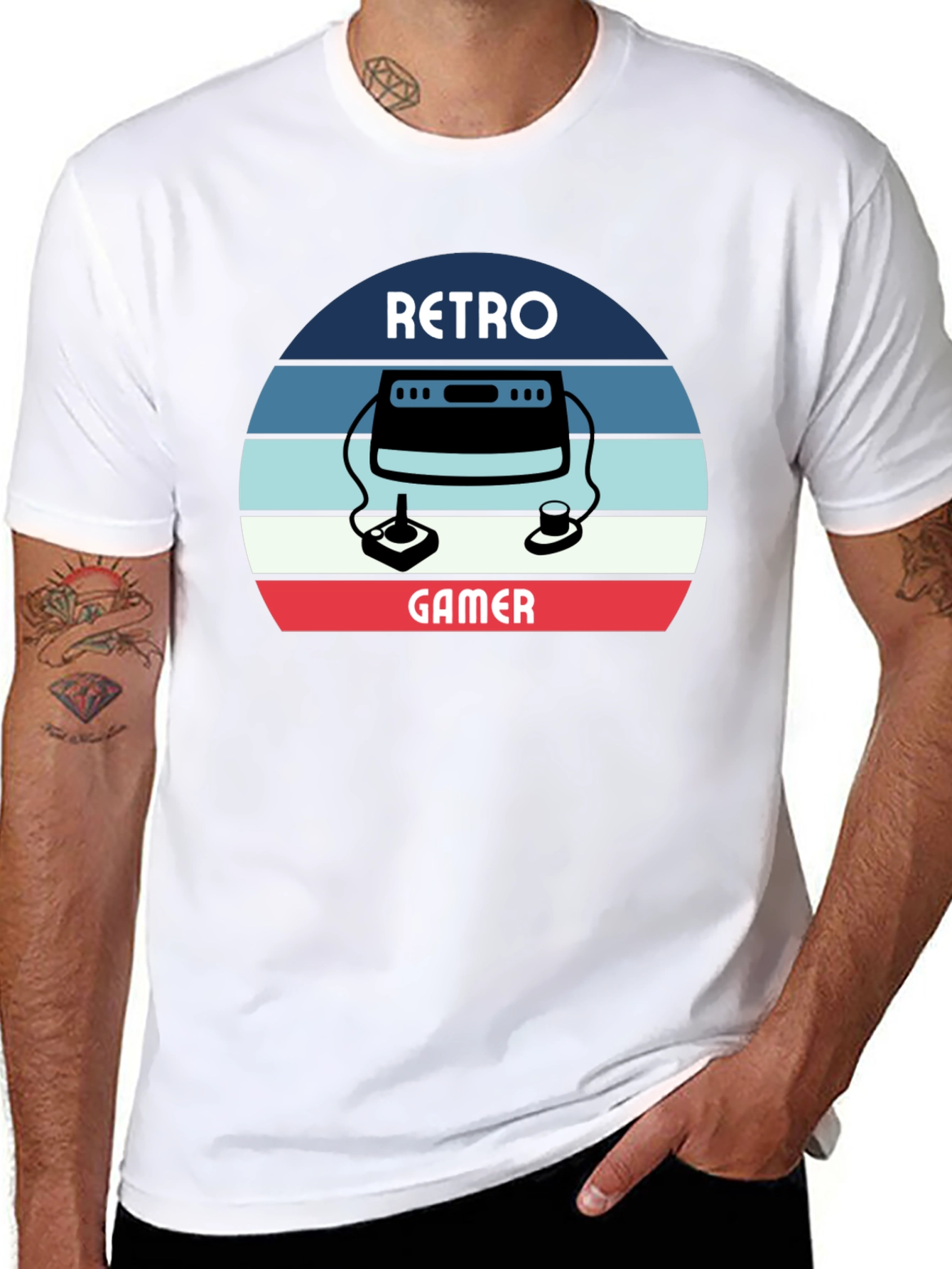 Retro Gamer T-Shirt - Classic Console Design