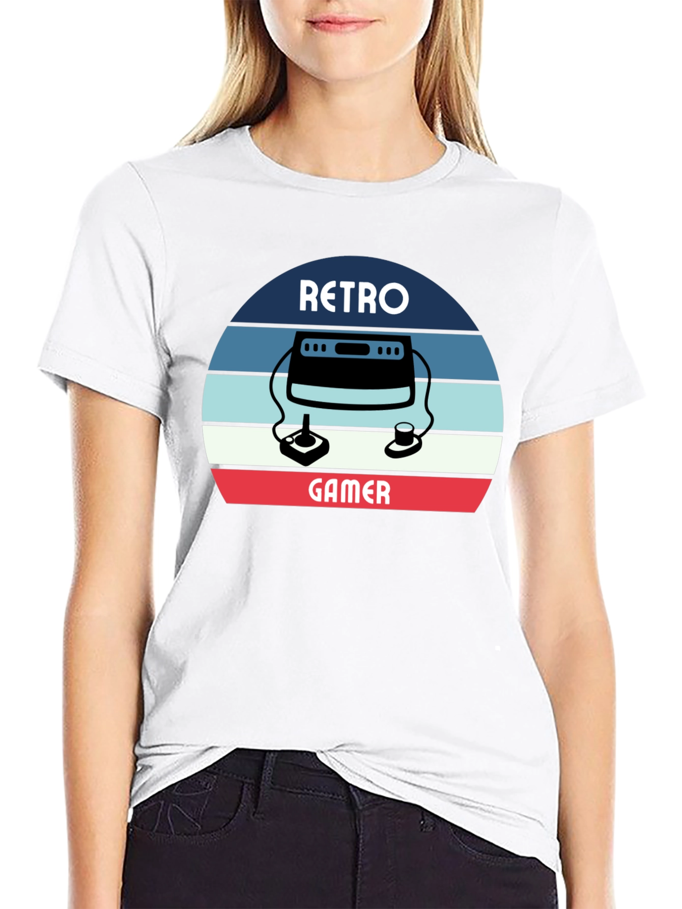 Retro Gamer T-Shirt - Classic Console Design