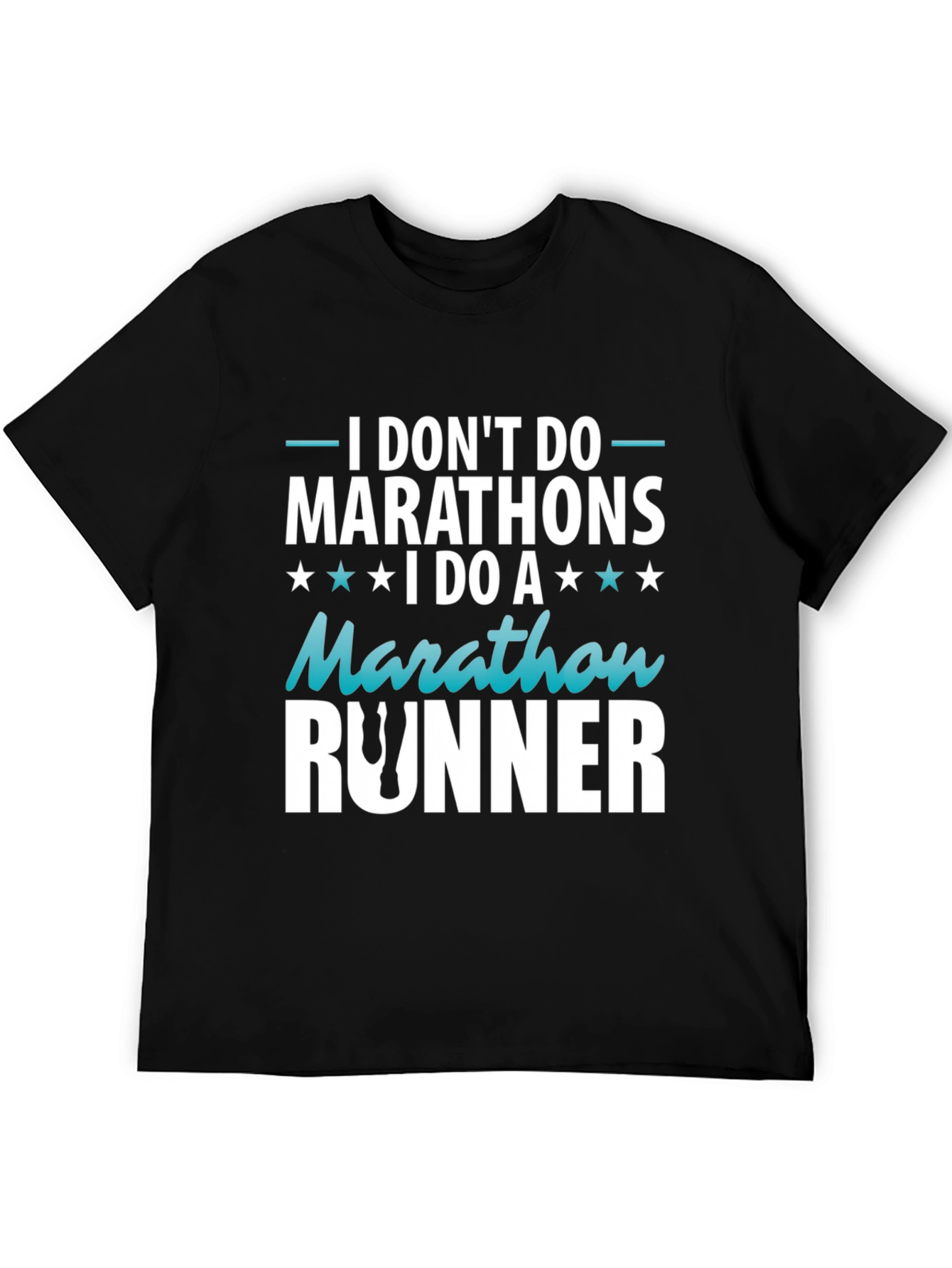 Marathon Runner Graphic T-Shirt Running Tee