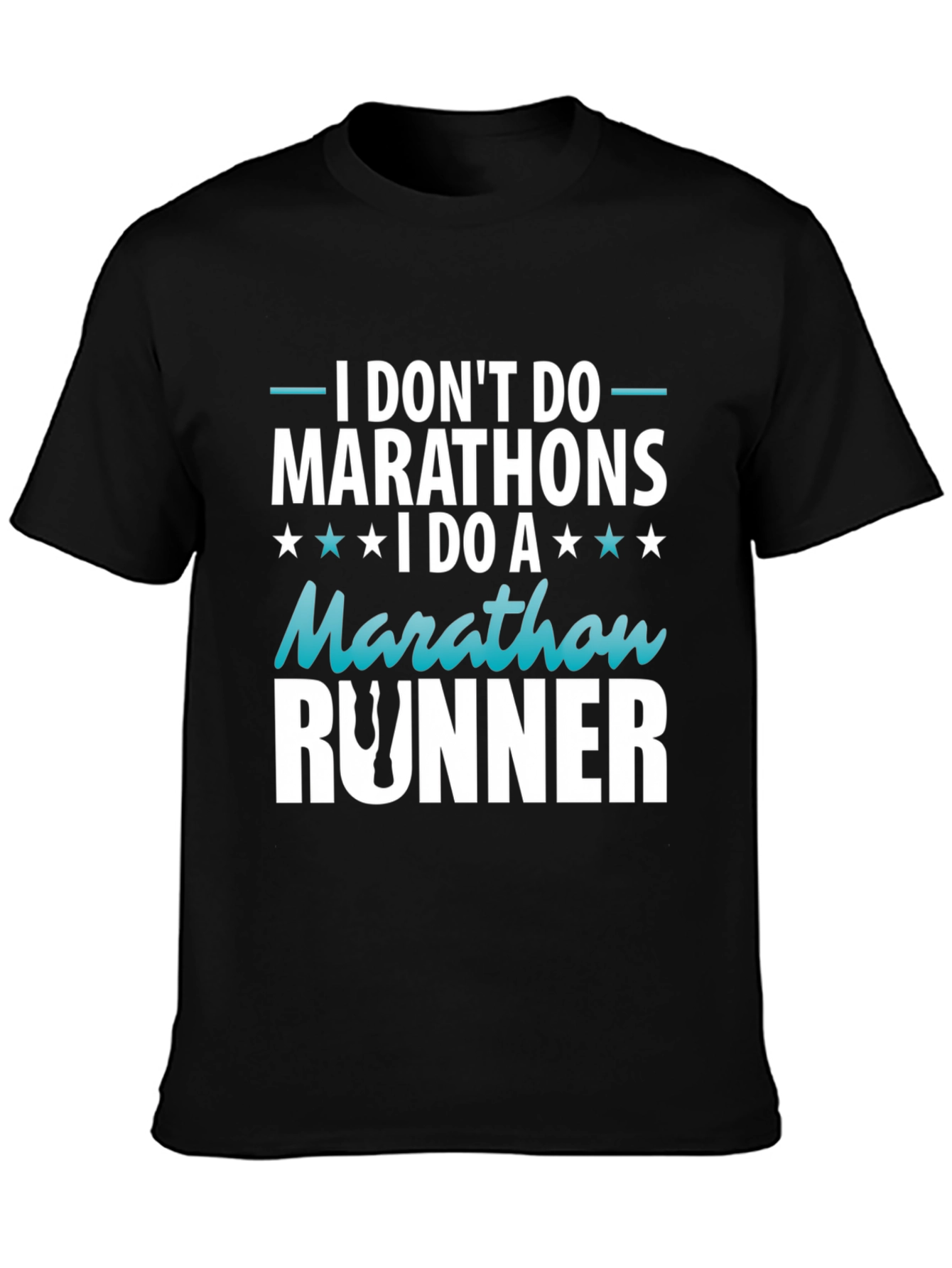 Marathon Runner Graphic T-Shirt Running Tee