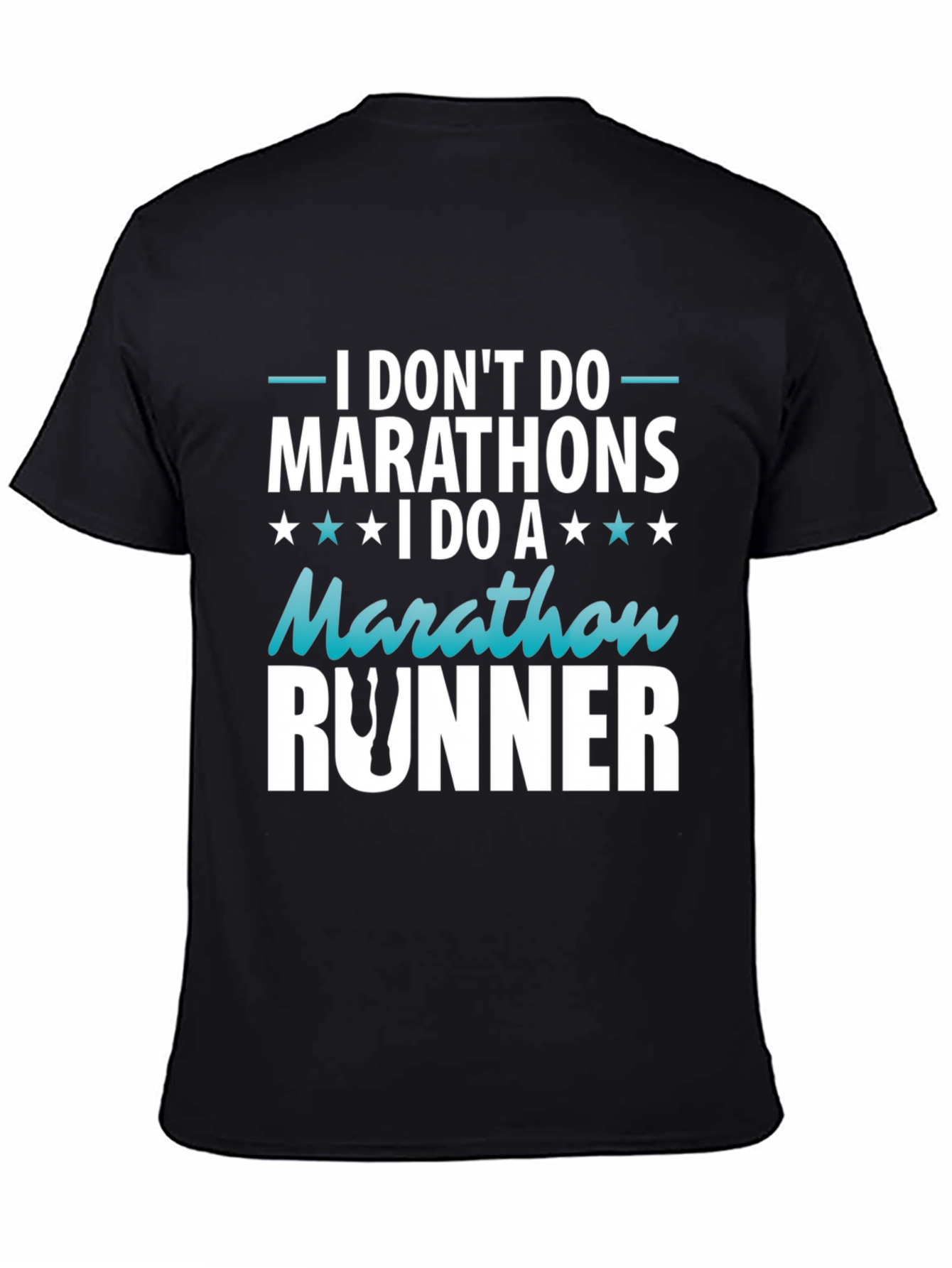 Marathon Runner Graphic T-Shirt Running Tee