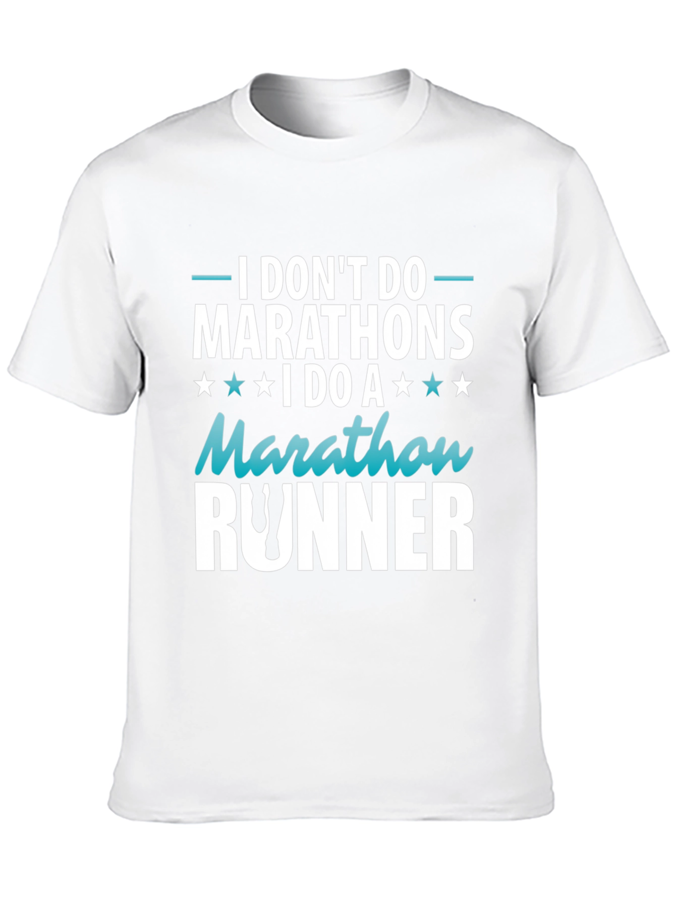 Marathon Runner Graphic T-Shirt Running Tee