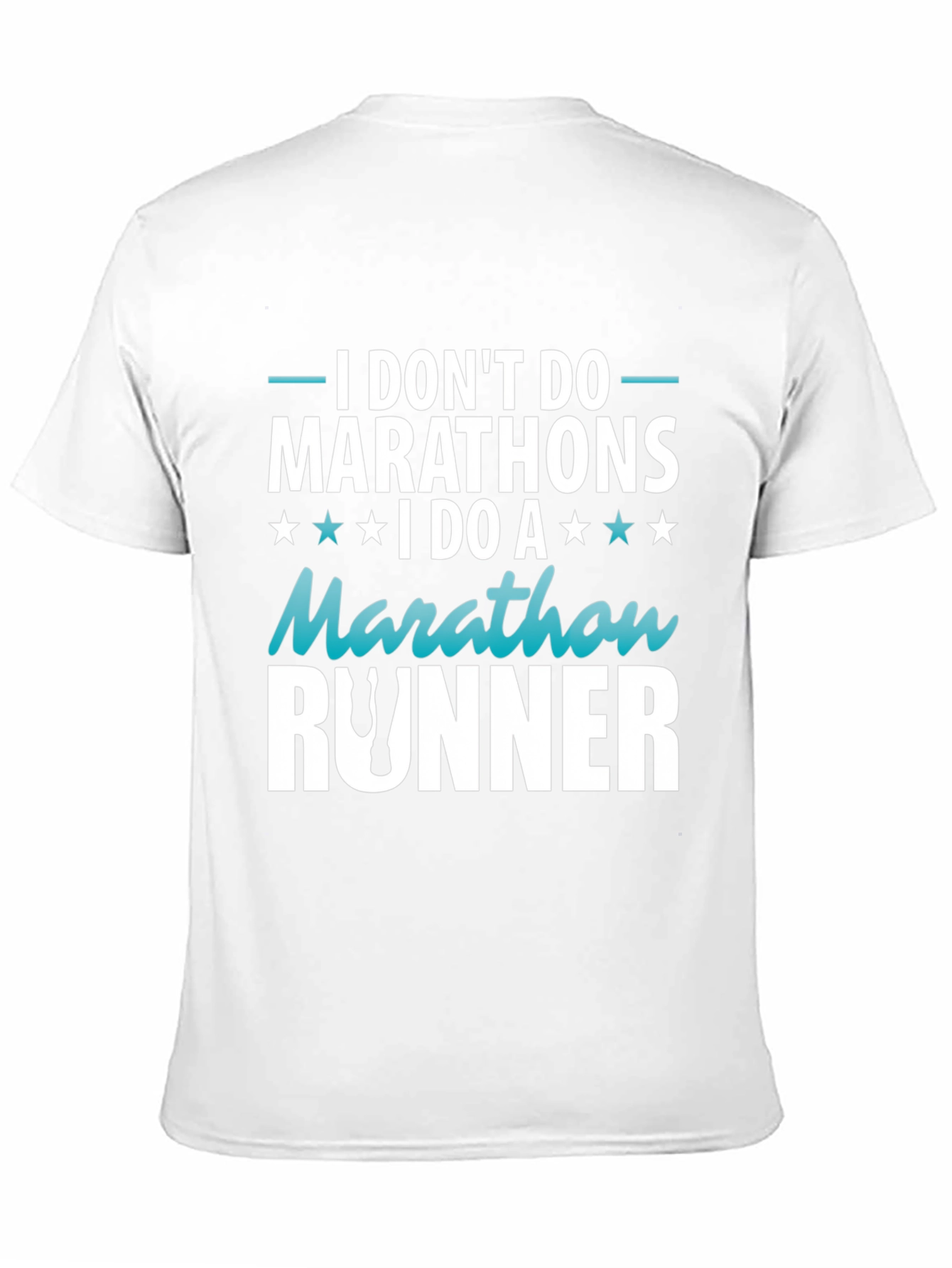 Marathon Runner Graphic T-Shirt Running Tee