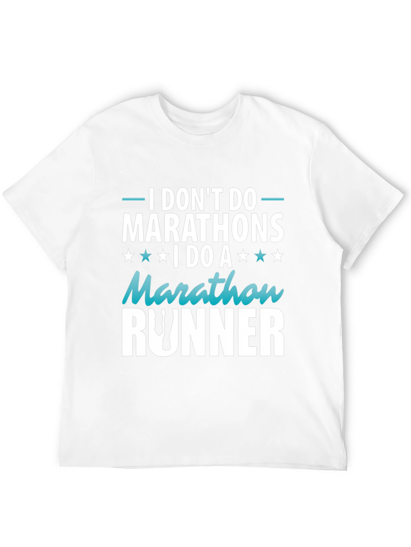 Marathon Runner Graphic T-Shirt Running Tee