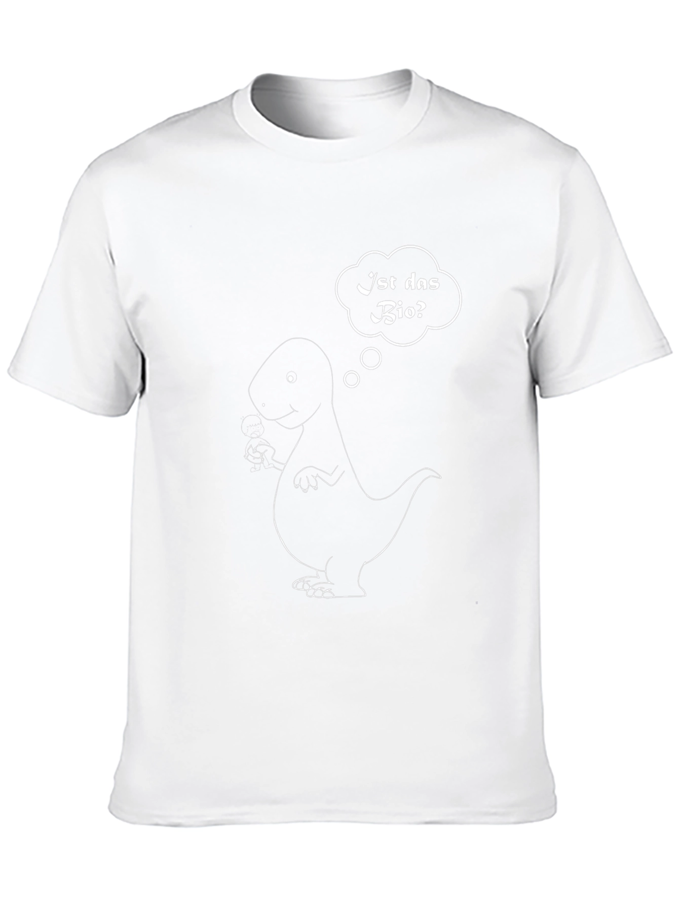 Dino Bio T-Shirt - Funny Organic Dinosaur Tee